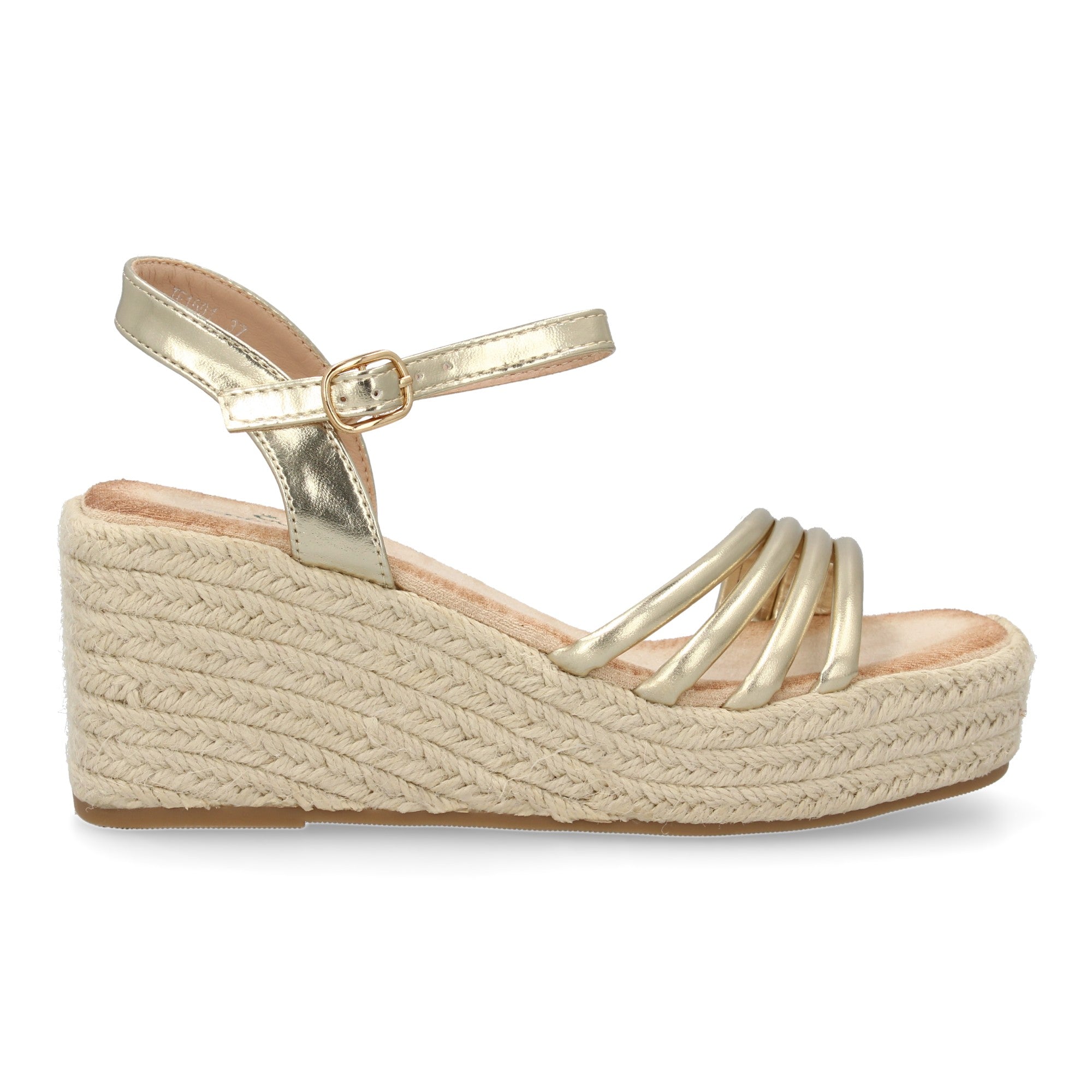 Sandalias de Cuña para Mujer, Cómodas y Elegantes con Diseño Moderno Trenzado en la Pala y Cierre de Hebilla