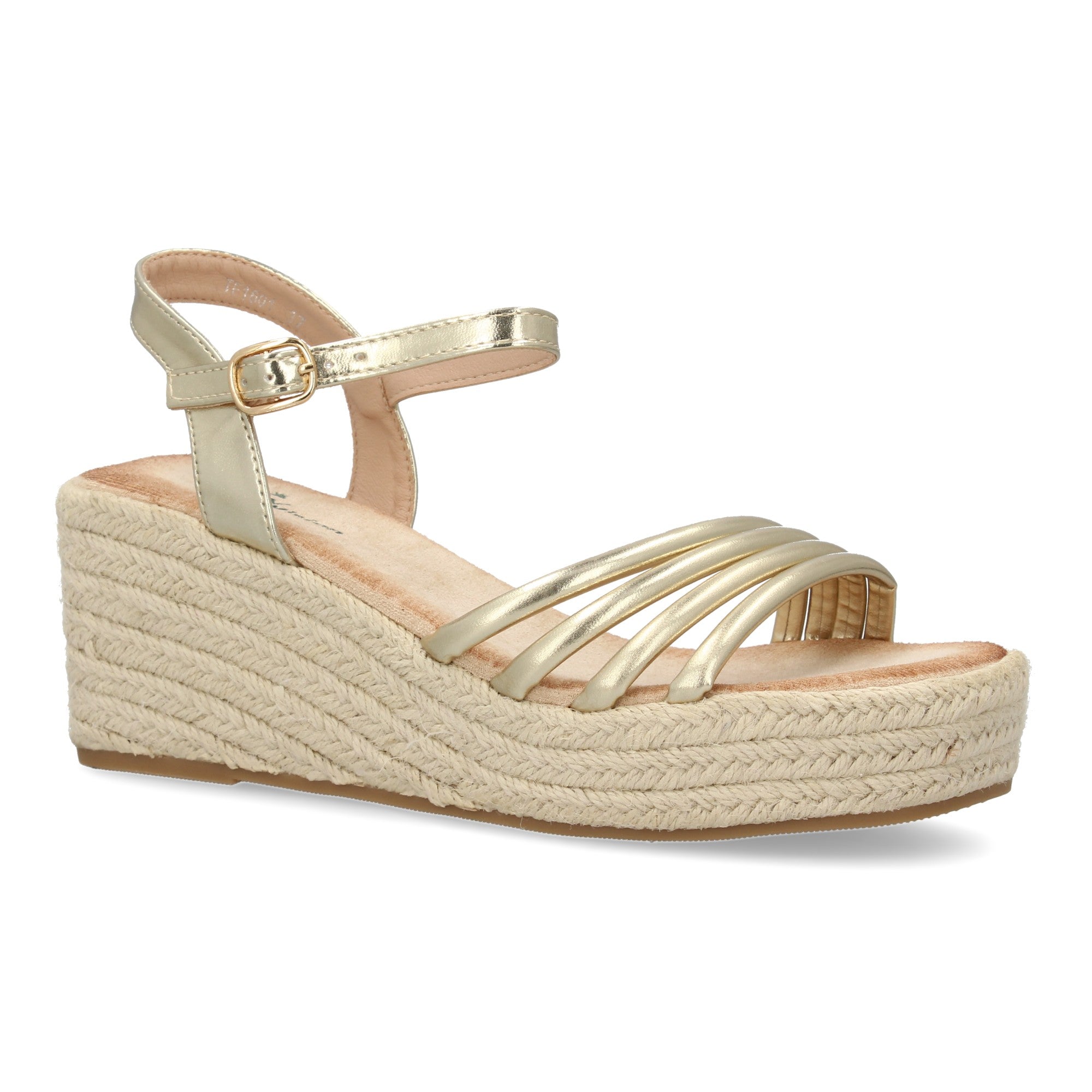 Sandalias de Cuña para Mujer, Cómodas y Elegantes con Diseño Moderno Trenzado en la Pala y Cierre de Hebilla