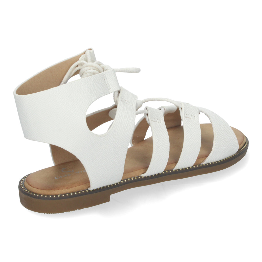 Sandalias Planas de Verano para Mujer, Cómodas y Versátiles con Cordones y Adornos Elegantes