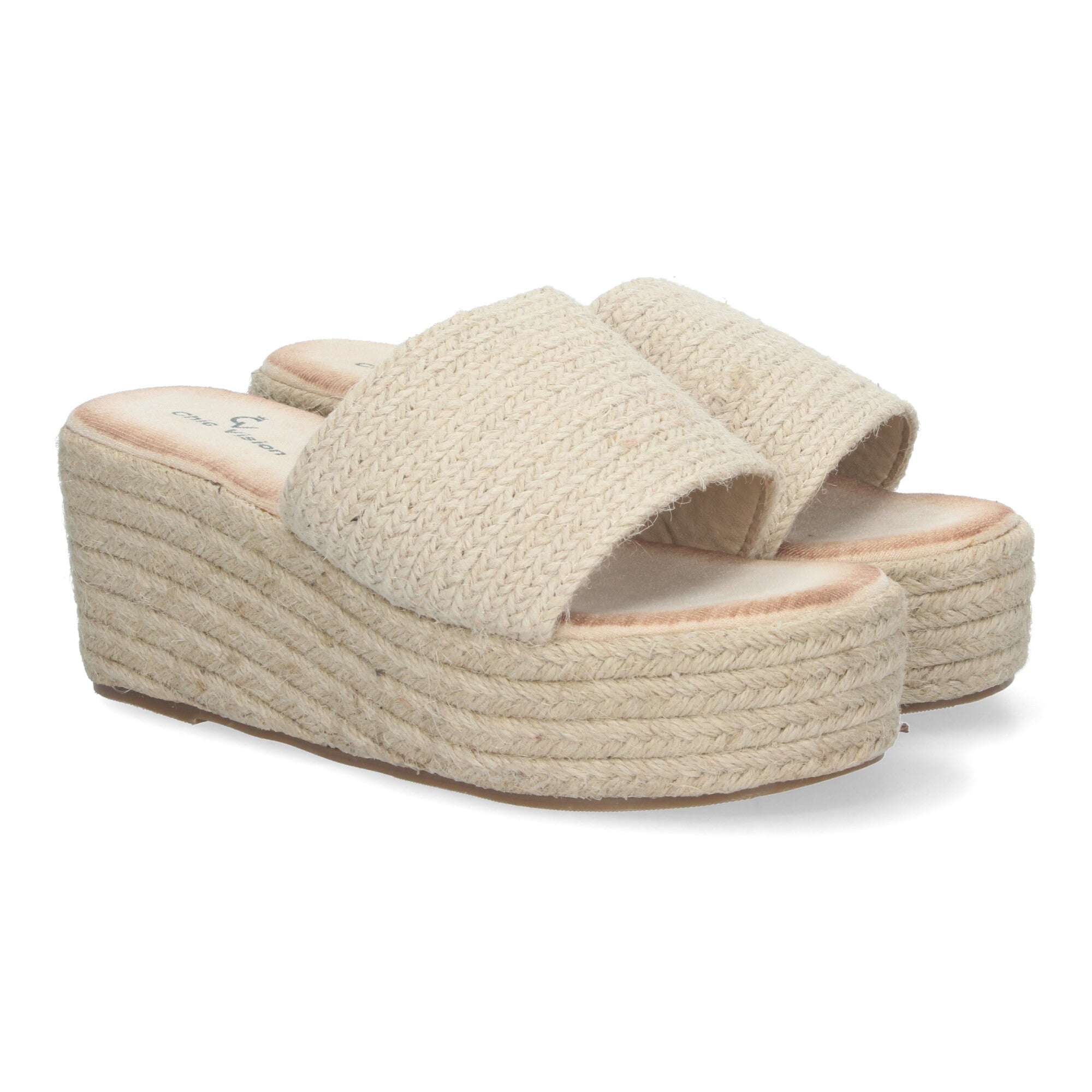 Sandalias de Plataforma de Yute para Mujer, Elegantes y Confortables con Puntera Abierta y Diseño Sofisticado