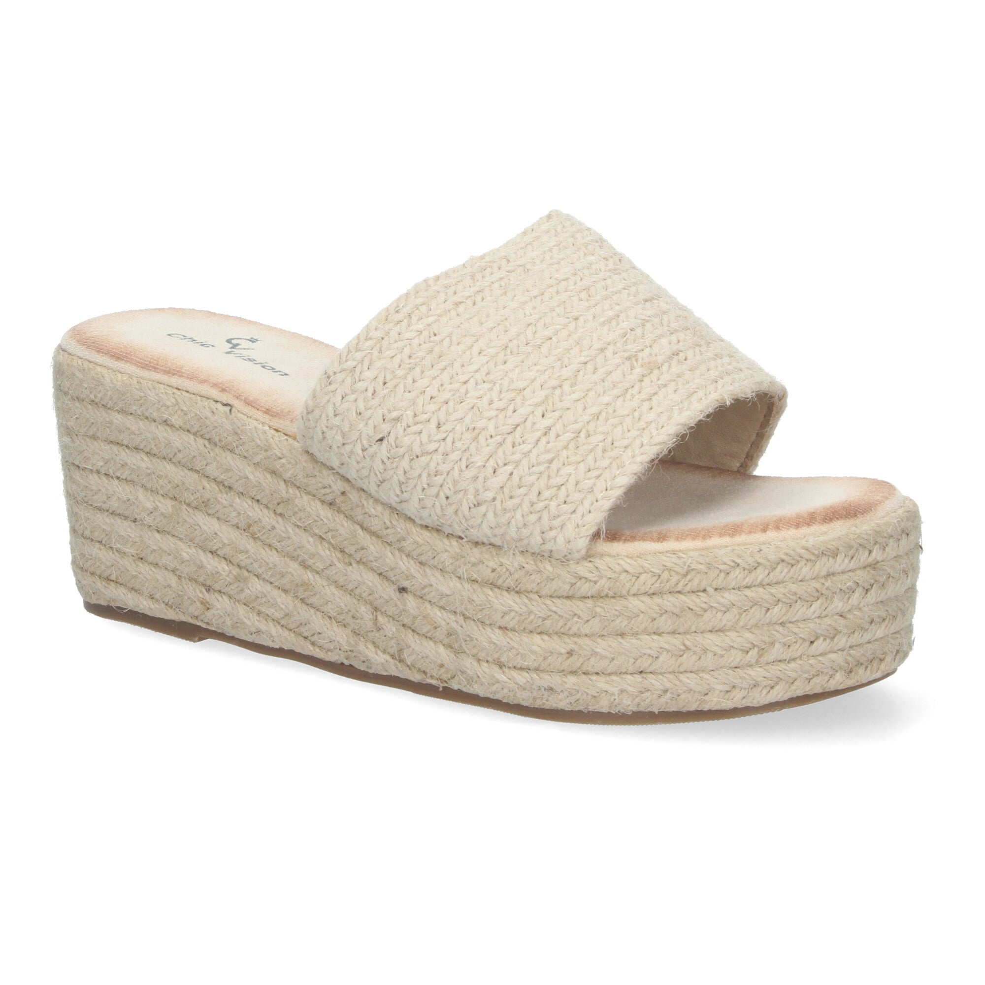 Sandalias de Plataforma de Yute para Mujer, Elegantes y Confortables con Puntera Abierta y Diseño Sofisticado