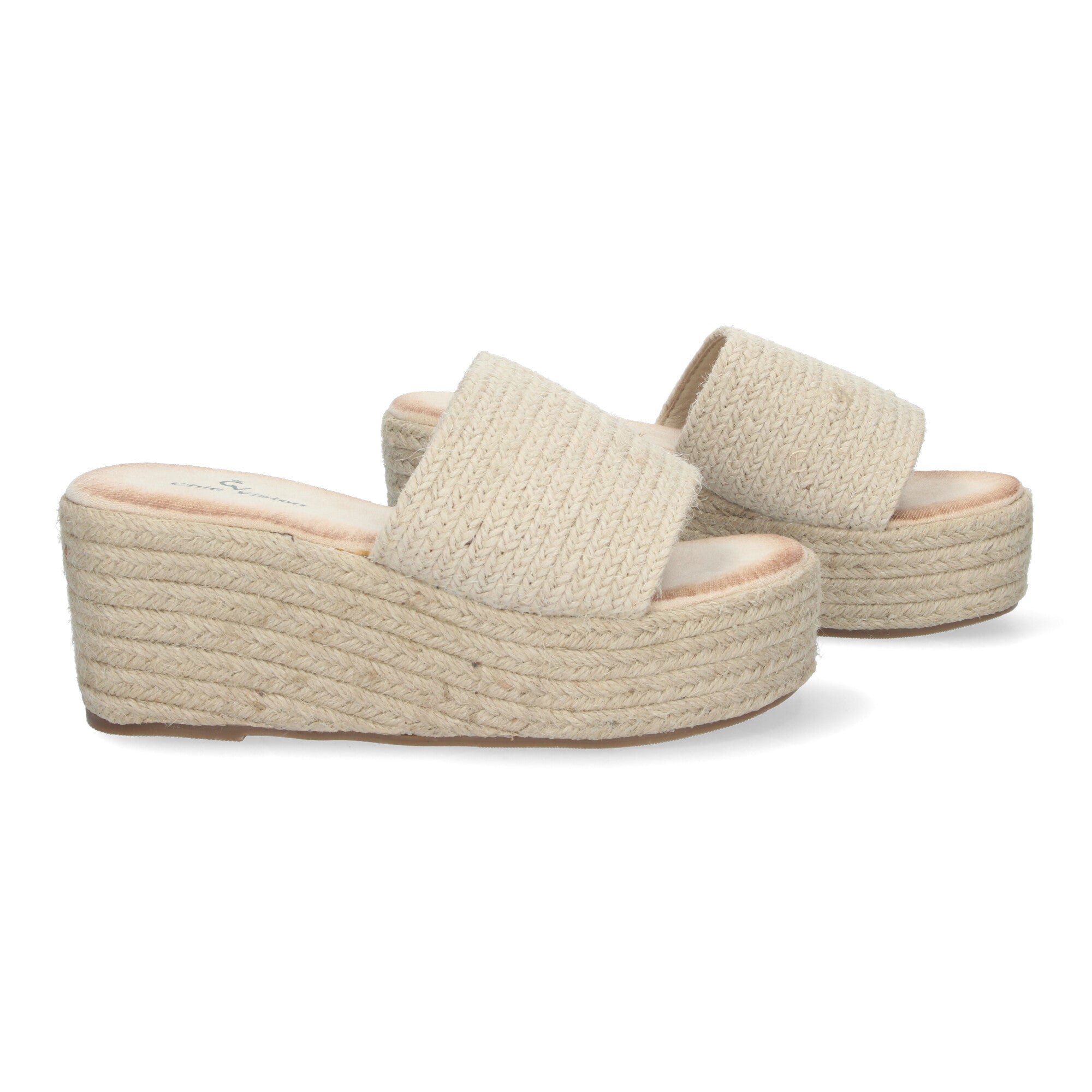 Sandalias de Plataforma de Yute para Mujer, Elegantes y Confortables con Puntera Abierta y Diseño Sofisticado