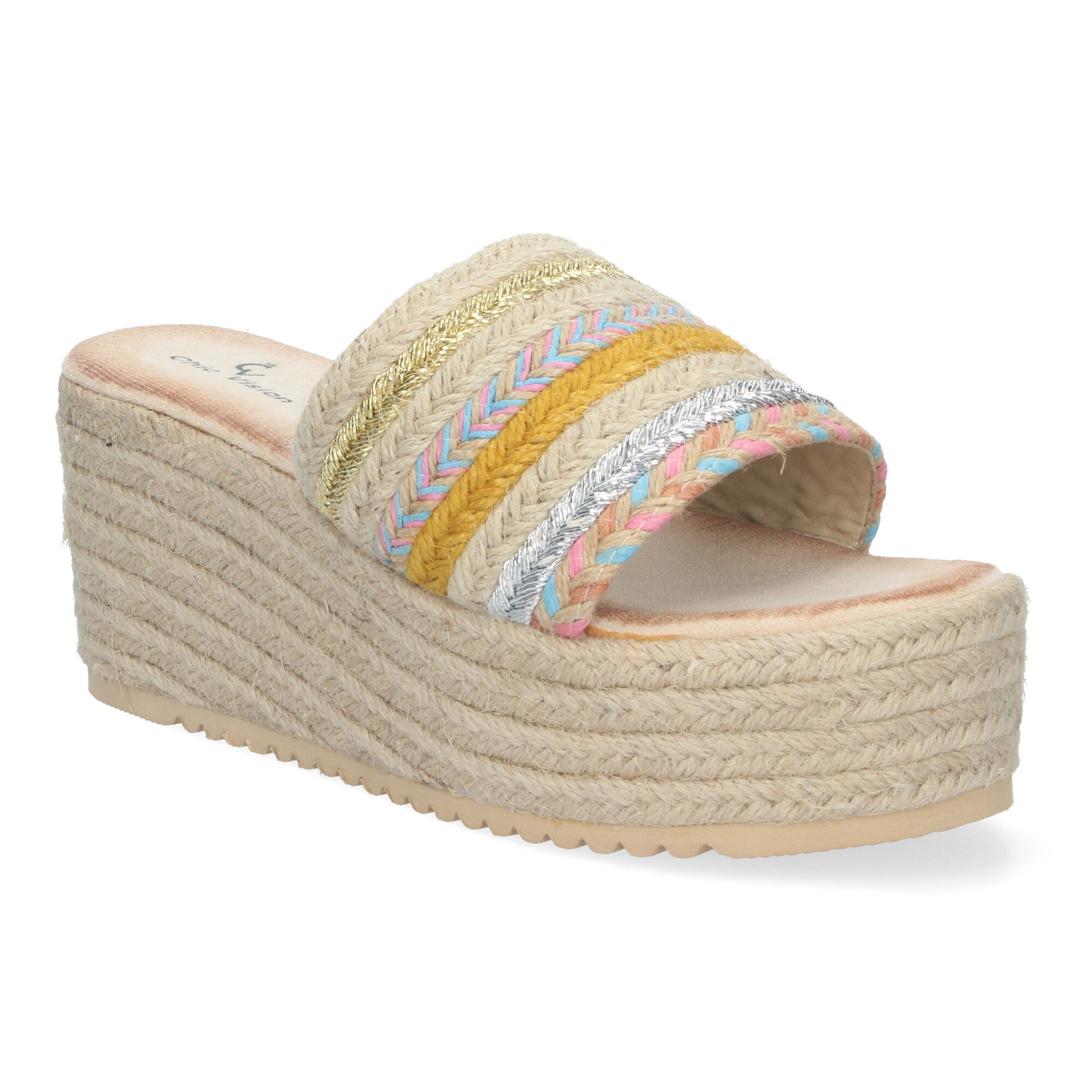 Sandalias de Plataforma de Yute para Mujer, Elegantes y Confortables con Puntera Abierta y Diseño Sofisticado
