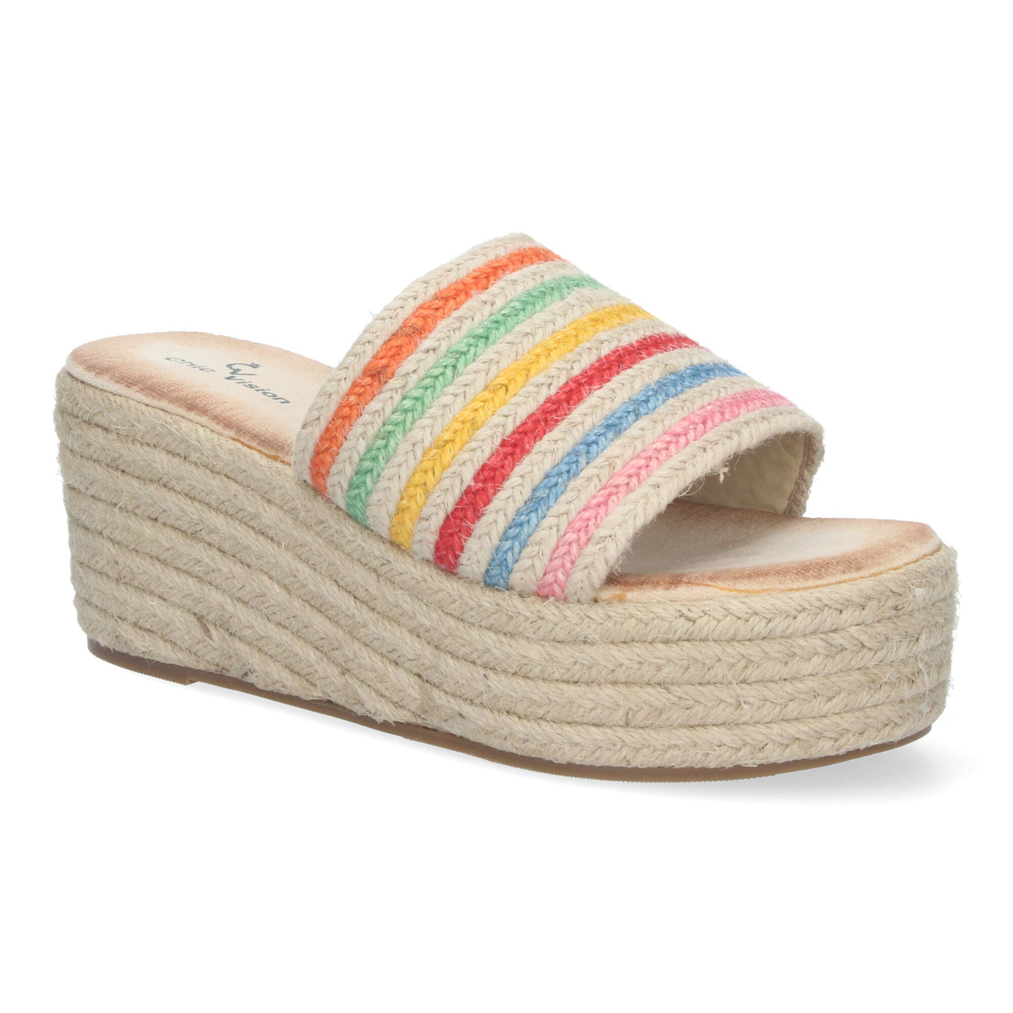 Sandalias de Plataforma de Yute para Mujer, Elegantes y Confortables con Puntera Abierta y Diseño Sofisticado
