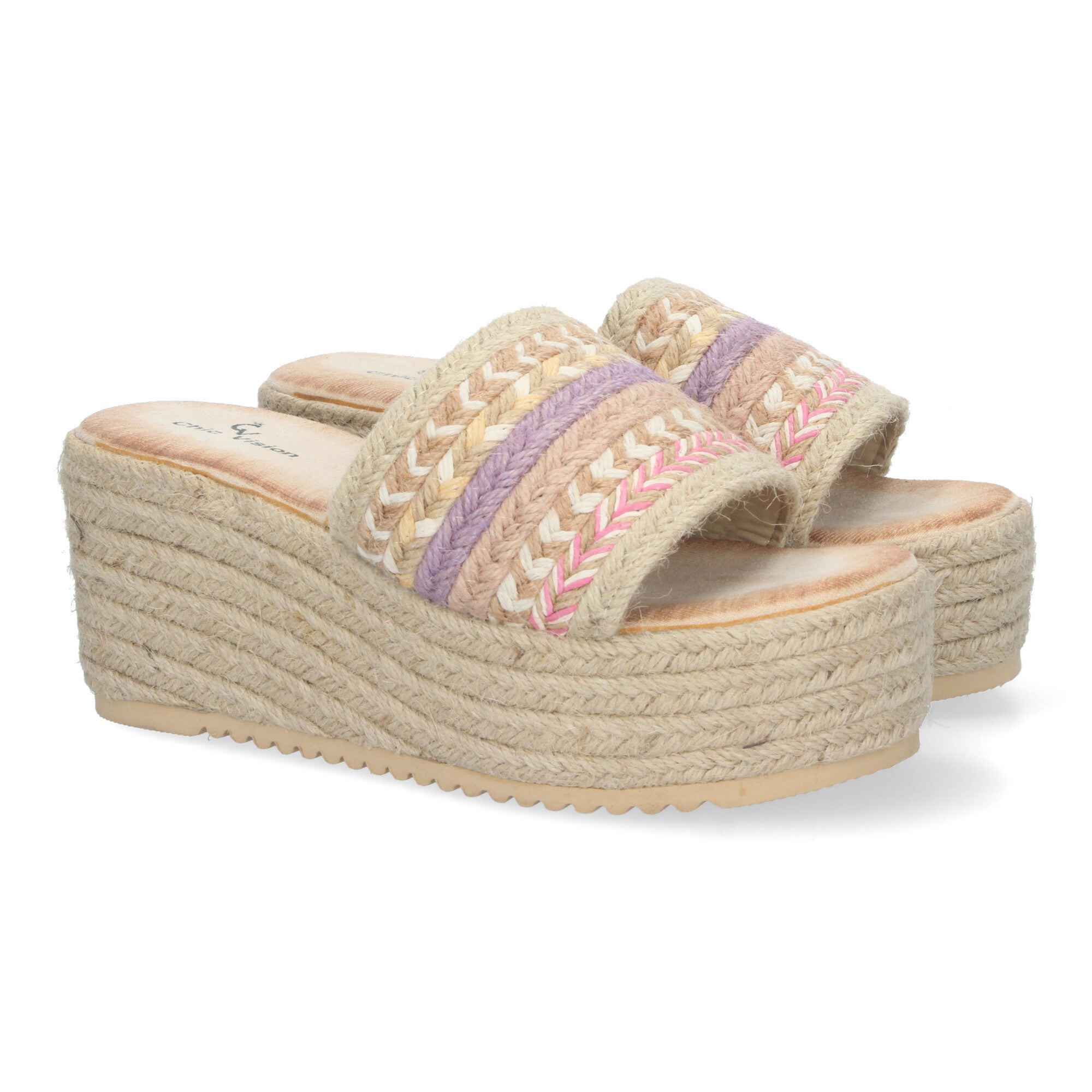 Sandalias de Plataforma de Yute para Mujer, Elegantes y Confortables con Puntera Abierta y Diseño Sofisticado