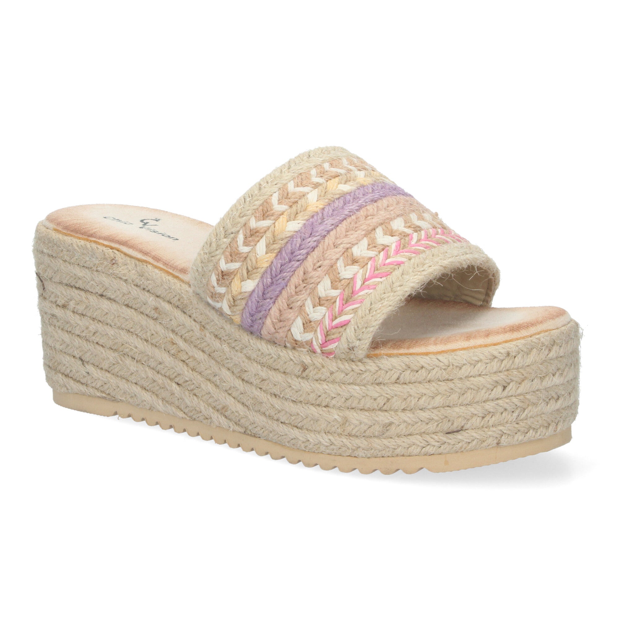 Sandalias de Plataforma de Yute para Mujer, Elegantes y Confortables con Puntera Abierta y Diseño Sofisticado