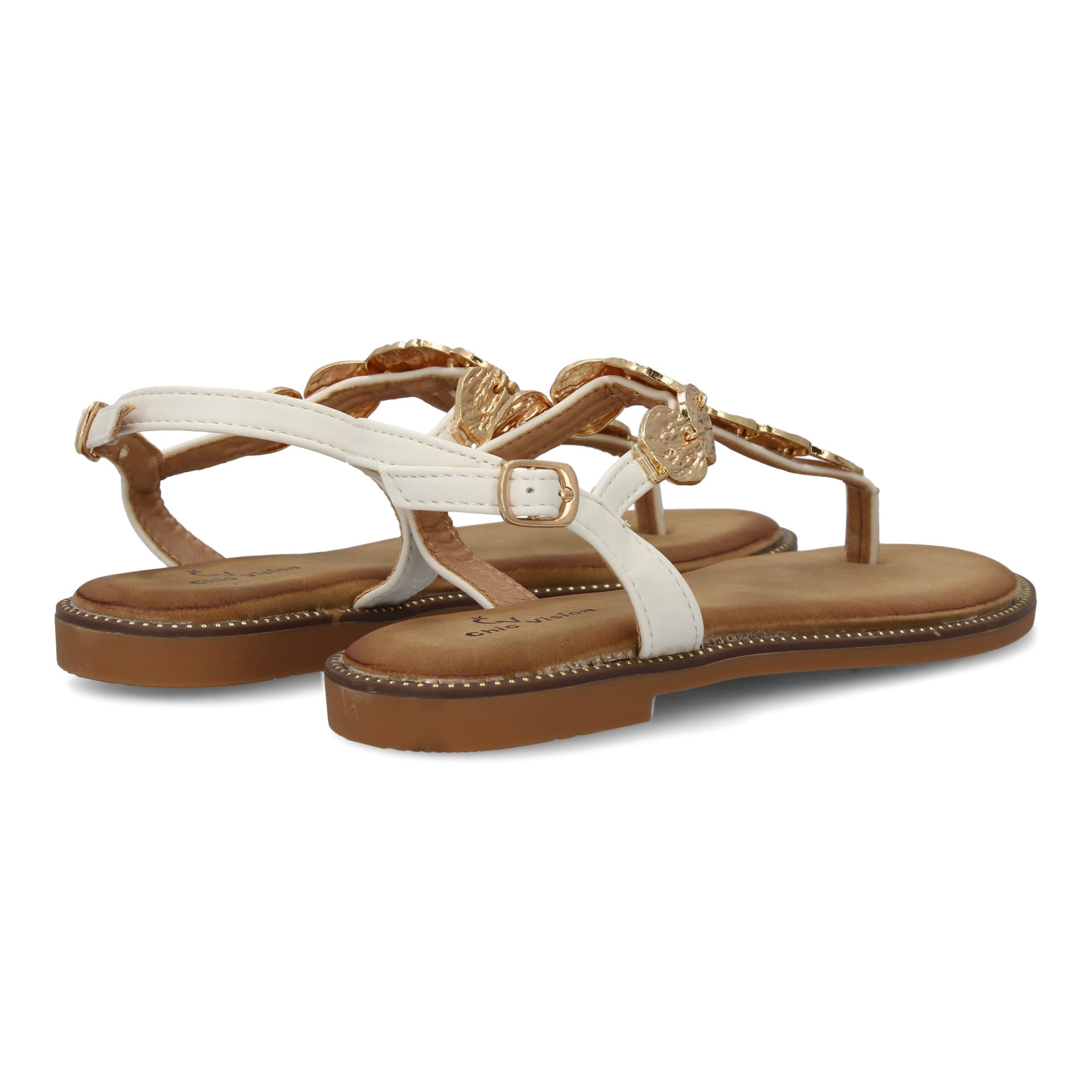Sandalias Planas de Verano para Mujer, Elegantes y Cómodas con Adornos Brillantes