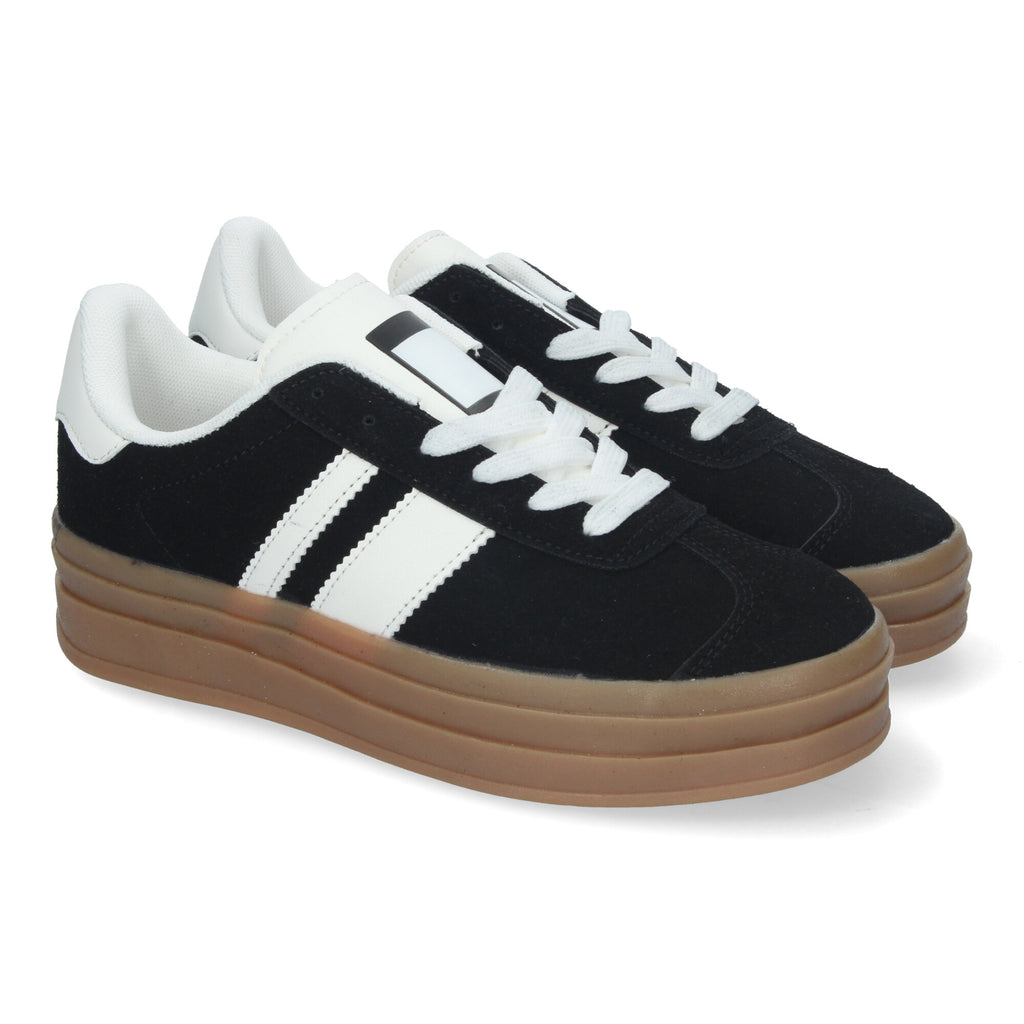 Zapatillas Deportivas Elegantes para Mujer Cómodas Negras