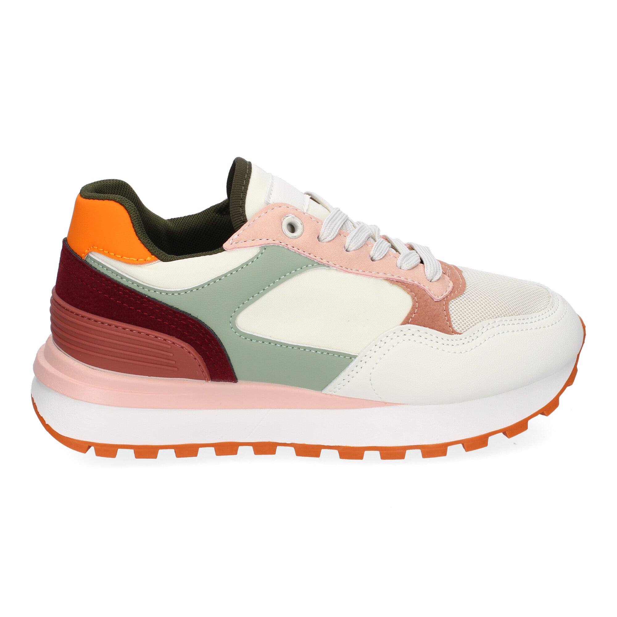 Zapatillas Deportivas Planas Casual para Mujer Cómodas Rojas
