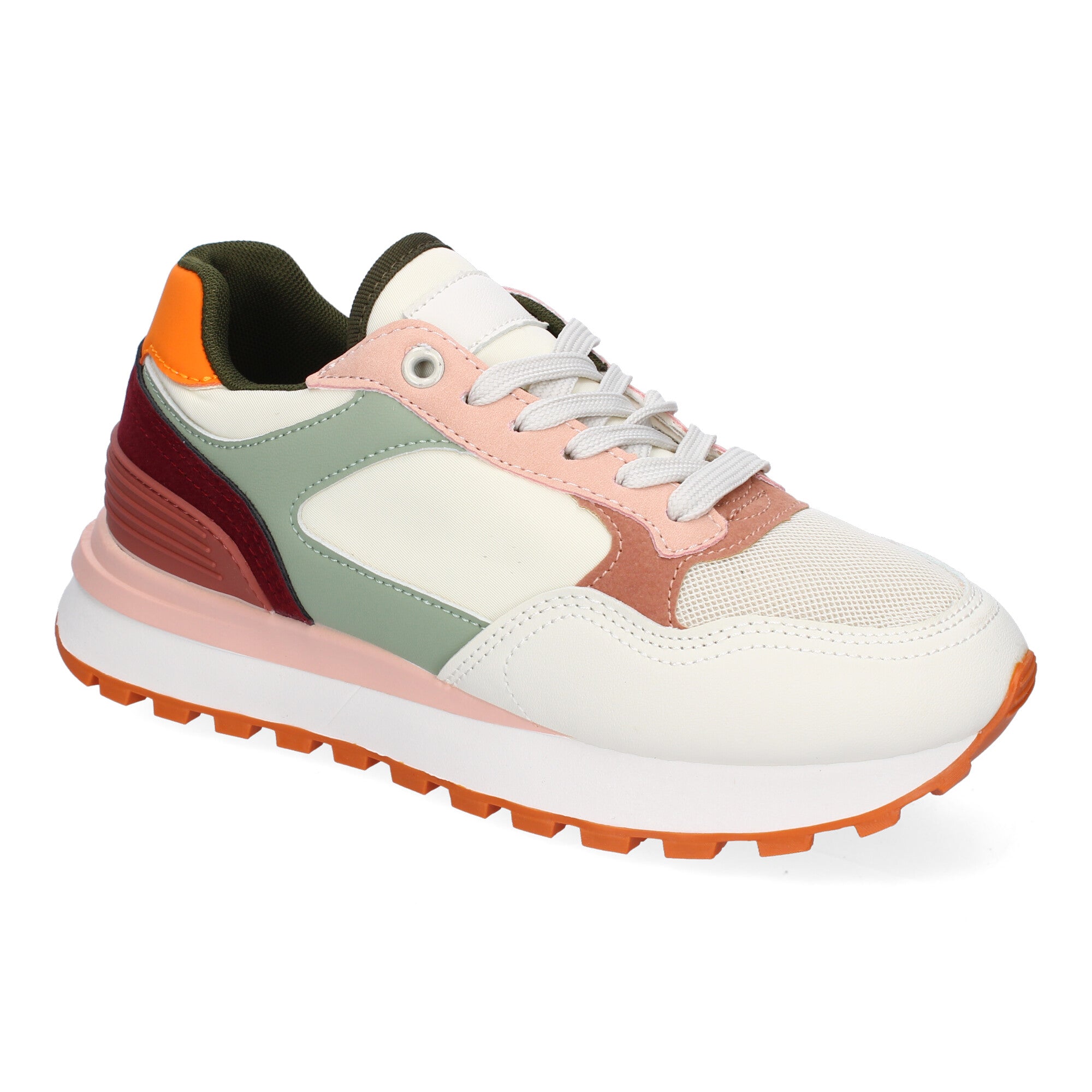 Zapatillas Deportivas Planas Casual para Mujer Cómodas Rojas