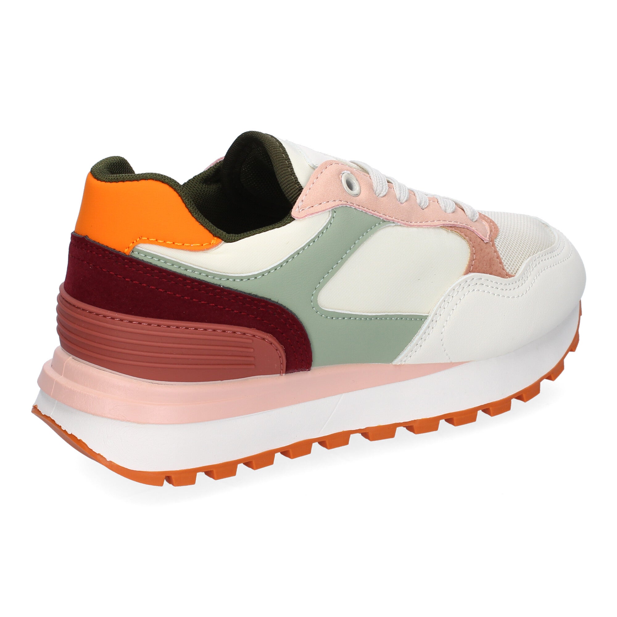 Zapatillas Deportivas Planas Casual para Mujer Cómodas Rojas