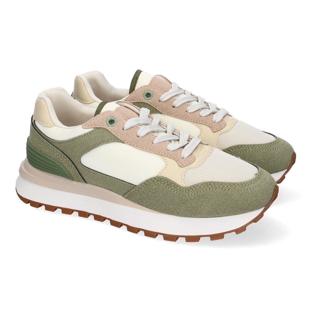 Zapatillas Deportivas Planas Casual para Mujer Cómodas Verde