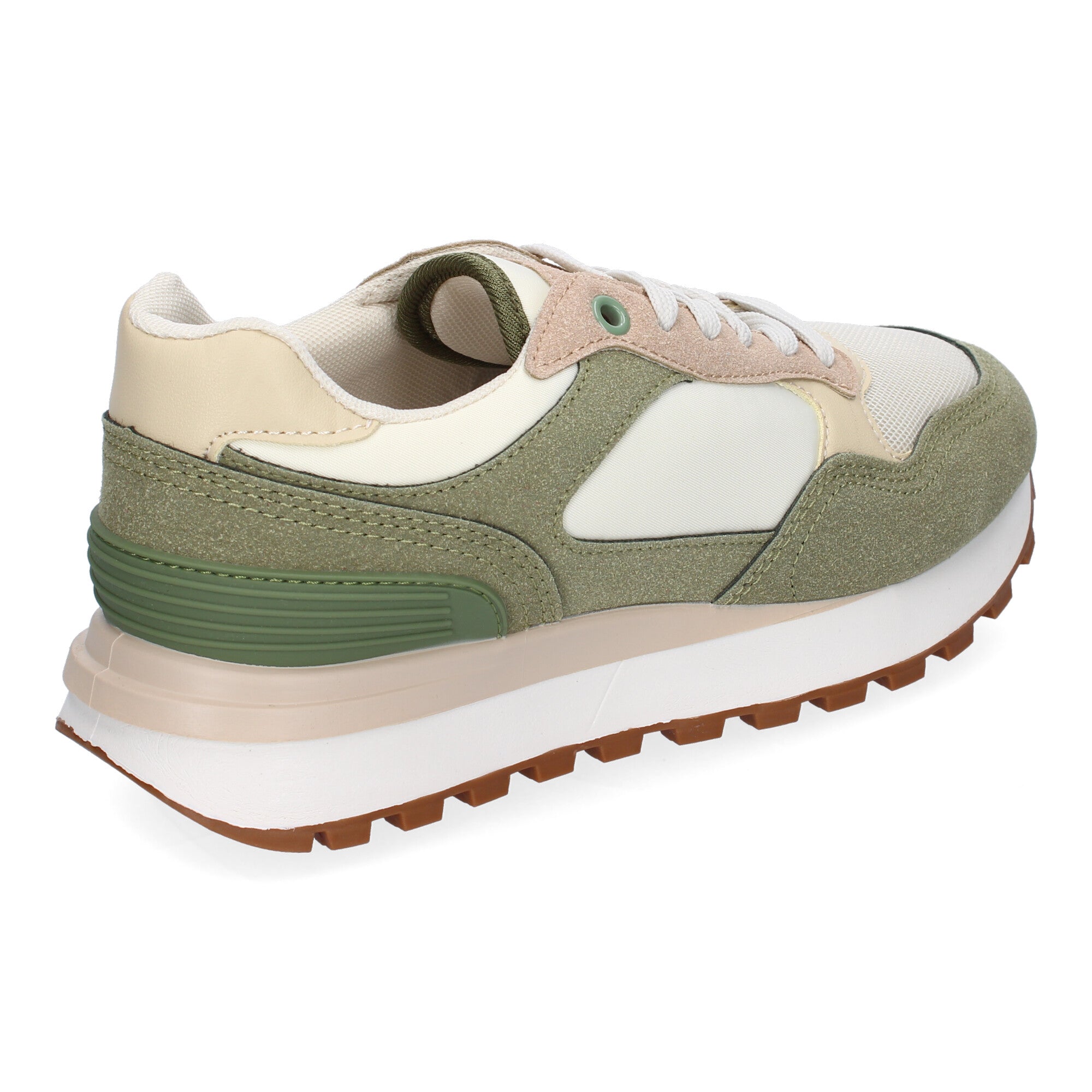 Zapatillas Deportivas Planas Casual para Mujer Cómodas Verde