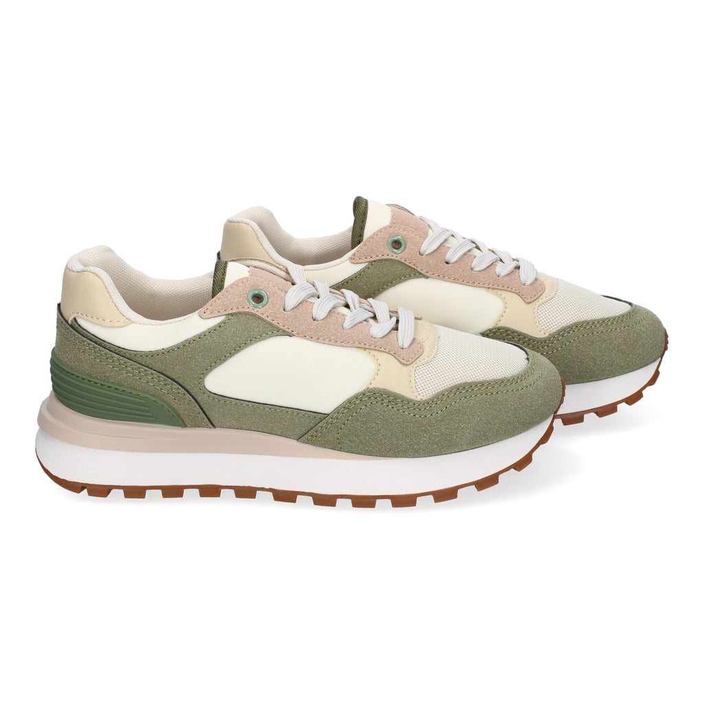 Zapatillas Deportivas Planas Casual para Mujer Cómodas Verde