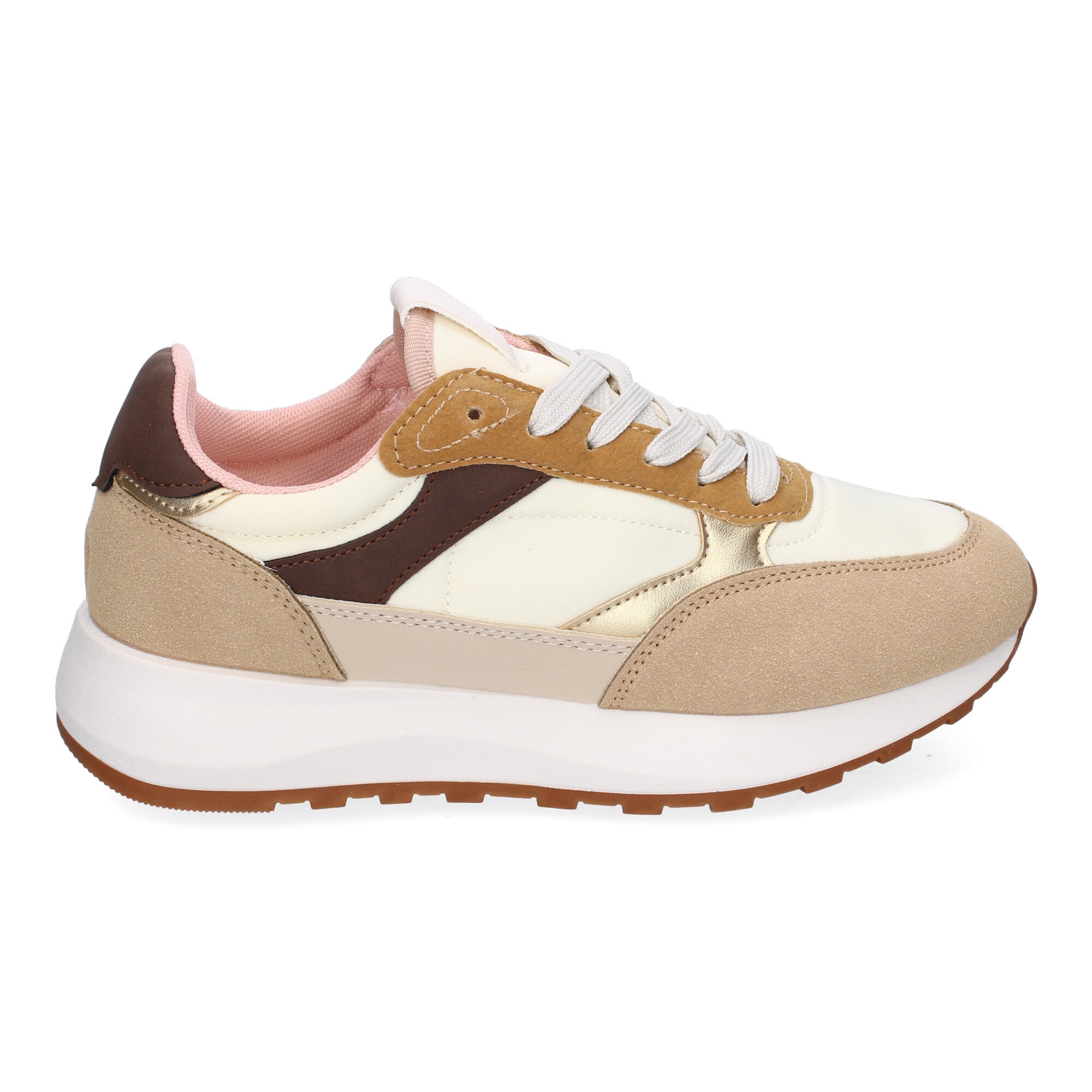 Zapatillas Deportivas Planas Casual para Mujer Cómodas Kaki