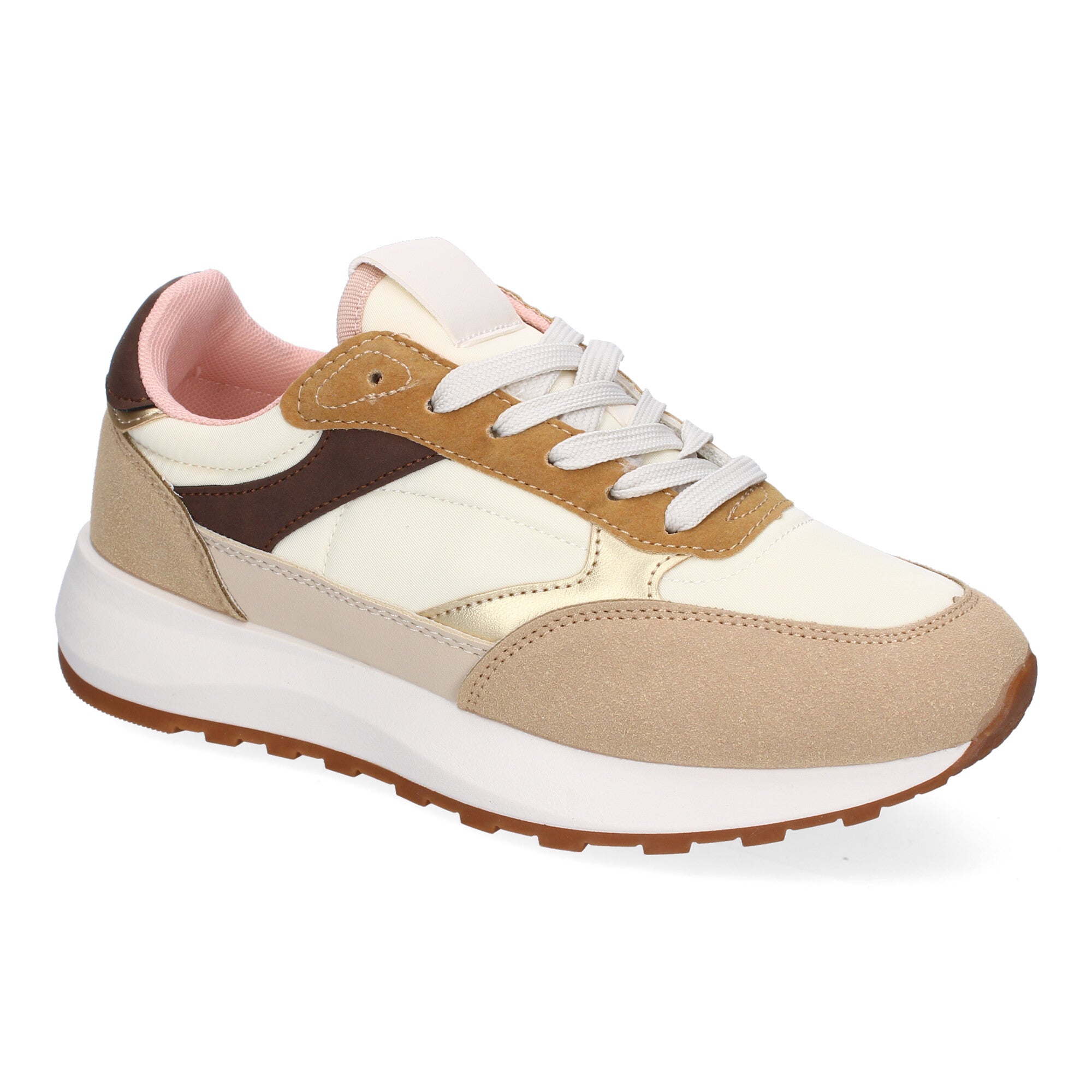 Zapatillas Deportivas Planas Casual para Mujer Cómodas Kaki