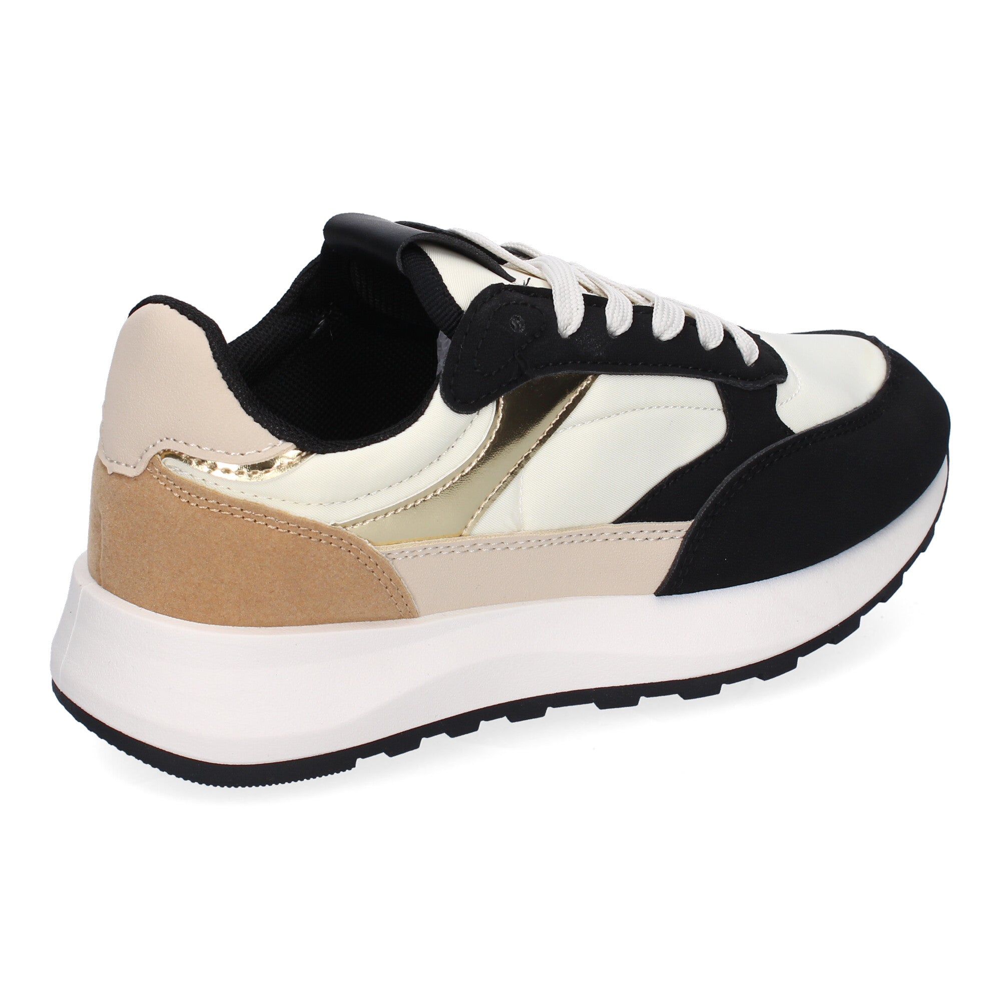 Zapatillas Deportivas Planas Casual para Mujer Cómodas Negras