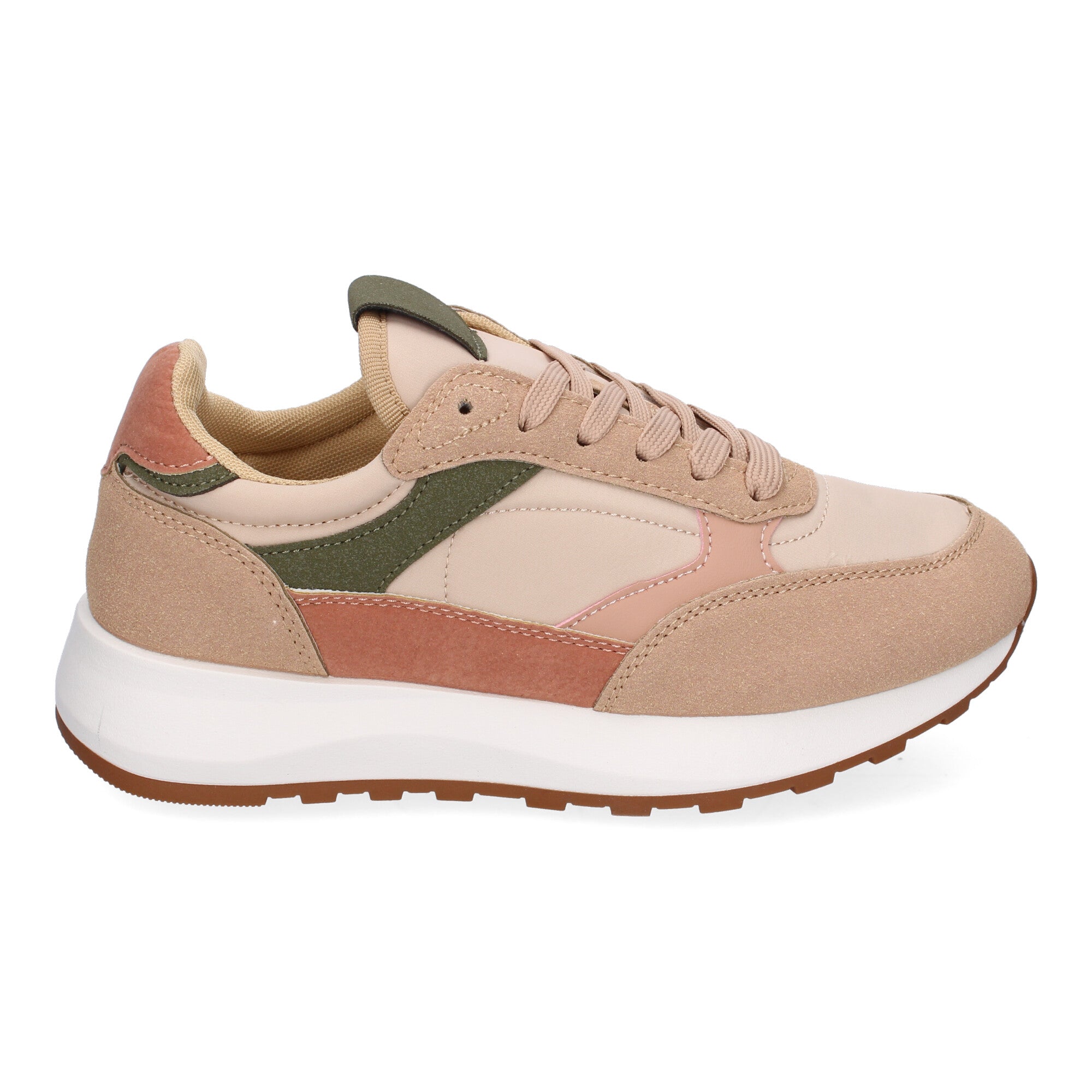 Zapatillas Deportivas Planas Casual para Mujer Cómodas Rosa