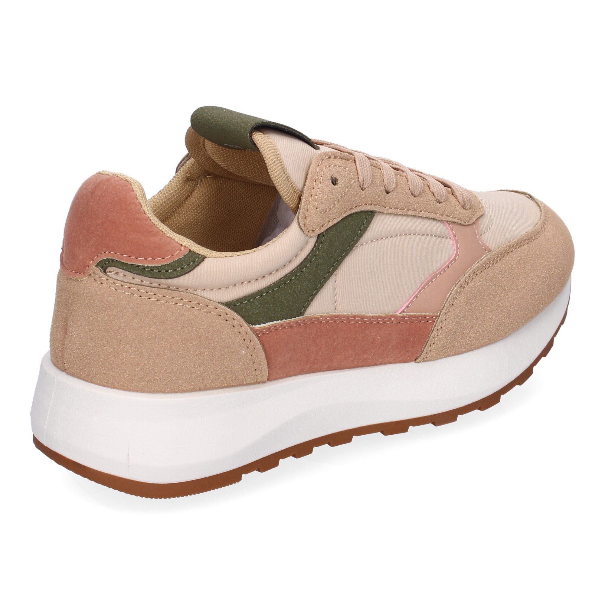 Zapatillas Deportivas Planas Casual para Mujer Cómodas Rosa