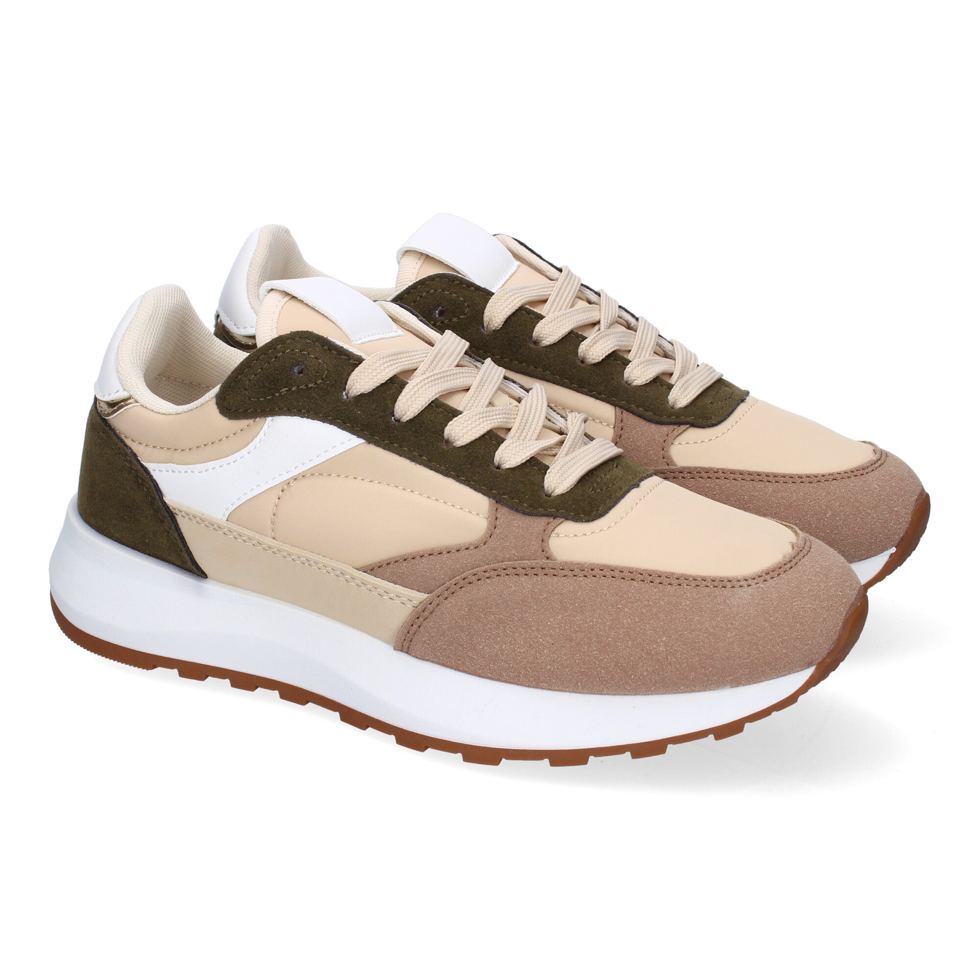 Zapatillas Deportivas Planas Casual para Mujer Cómodas Verde