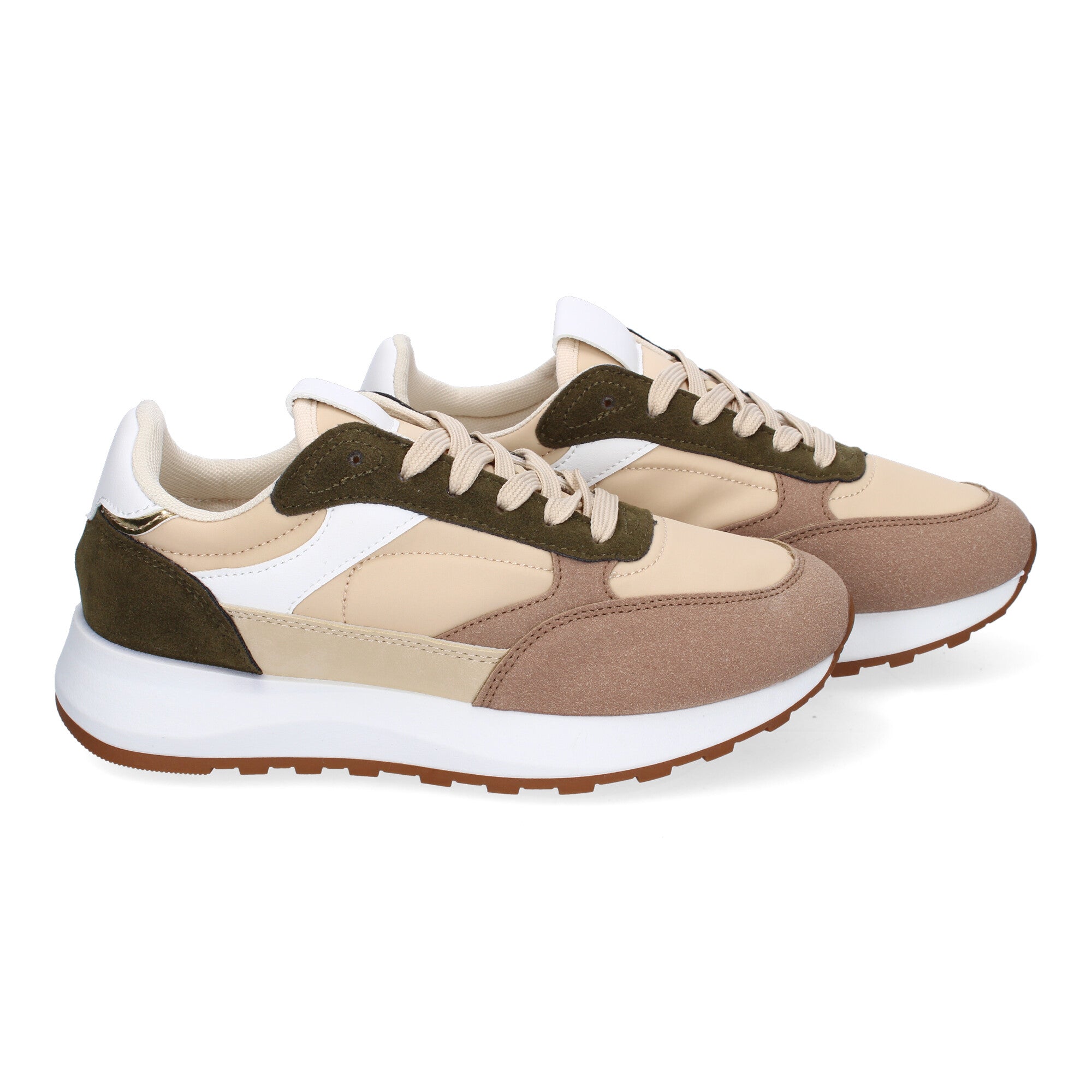 Zapatillas Deportivas Planas Casual para Mujer Cómodas Verde