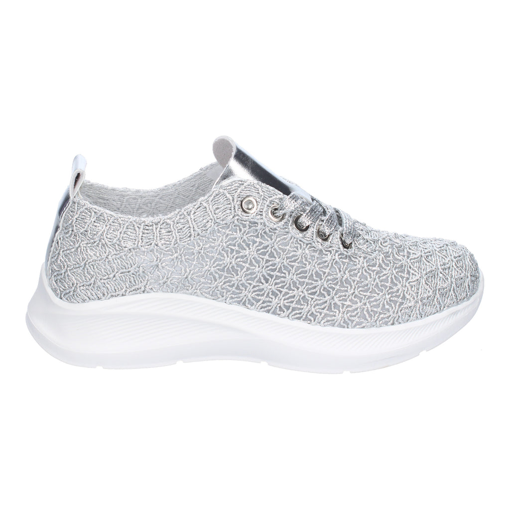 Zapatillas Casual para Mujer Comodas y Elegantes Plateadas
