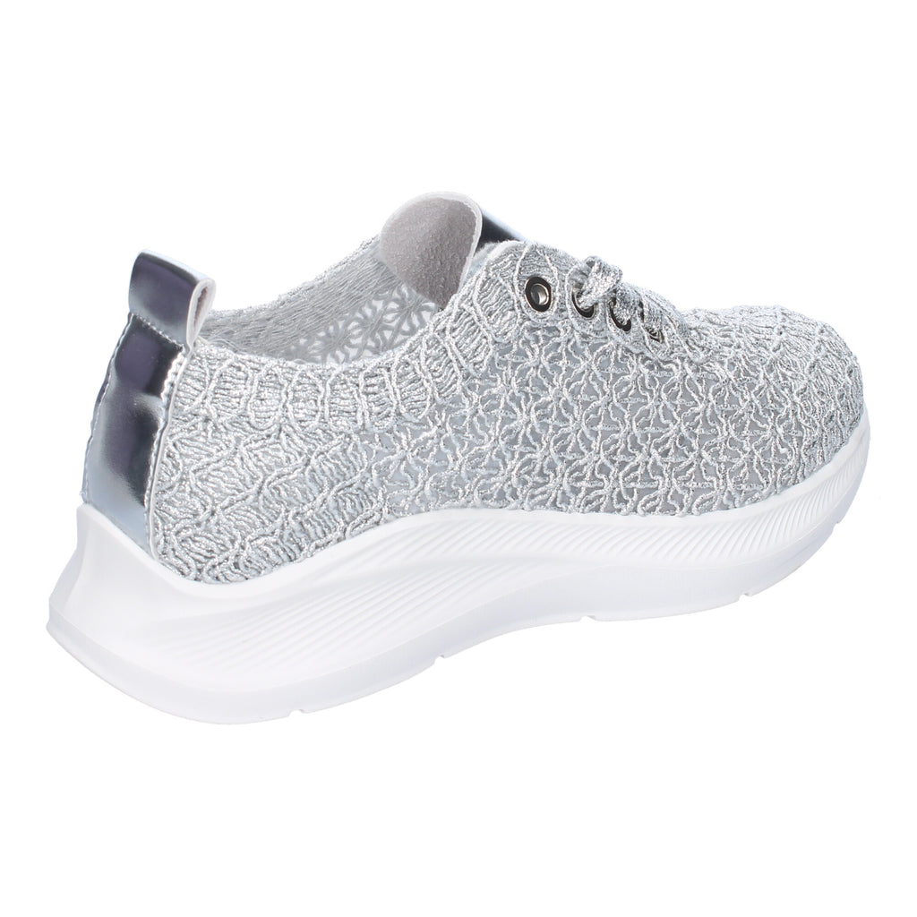 Zapatillas Casual para Mujer Comodas y Elegantes Plateadas