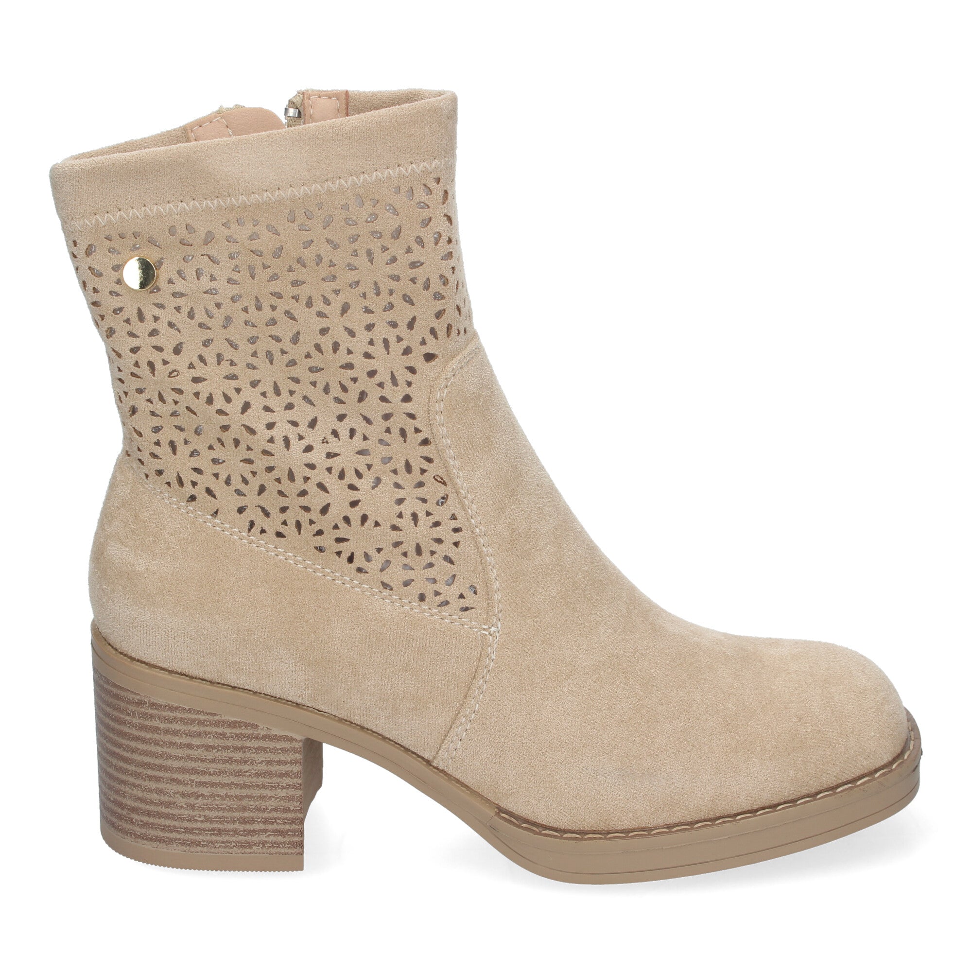 Botines Tacon Ancho Elegantes y Comodos Para Mujer