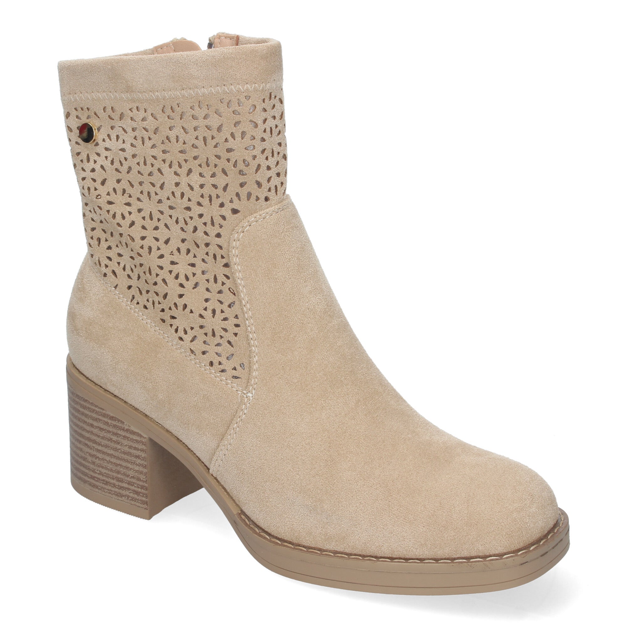 Botines Tacon Ancho Elegantes y Comodos Para Mujer