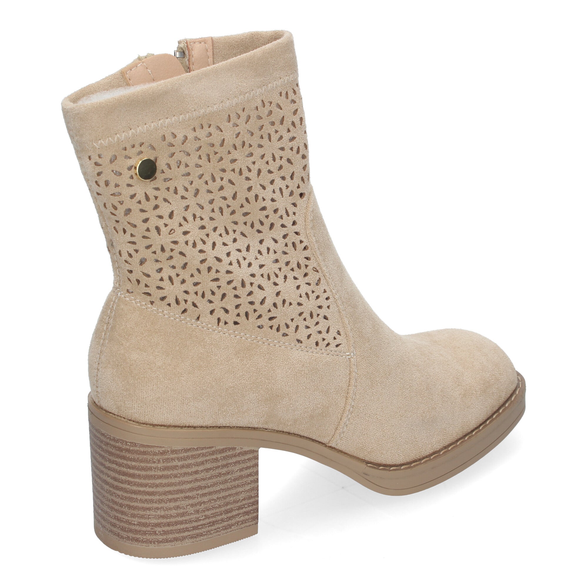Botines Tacon Ancho Elegantes y Comodos Para Mujer