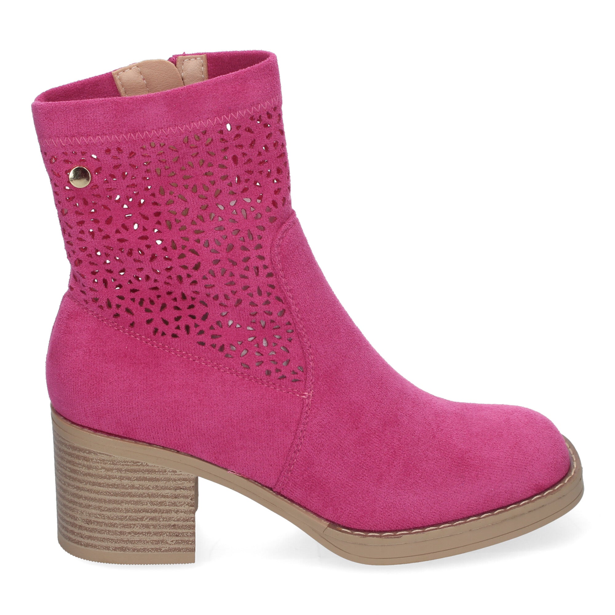Botines Tacon Ancho Elegantes y Comodos Para Mujer