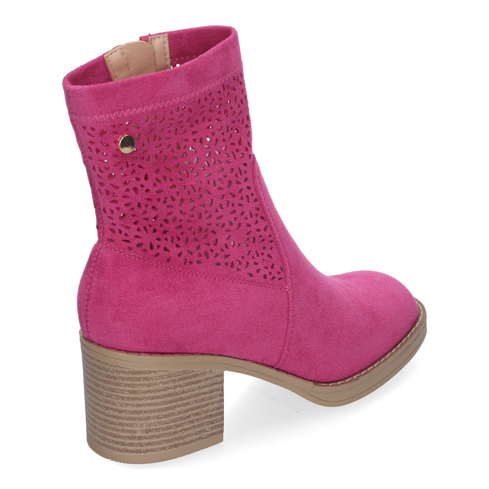 Botines Tacon Ancho Elegantes y Comodos Para Mujer