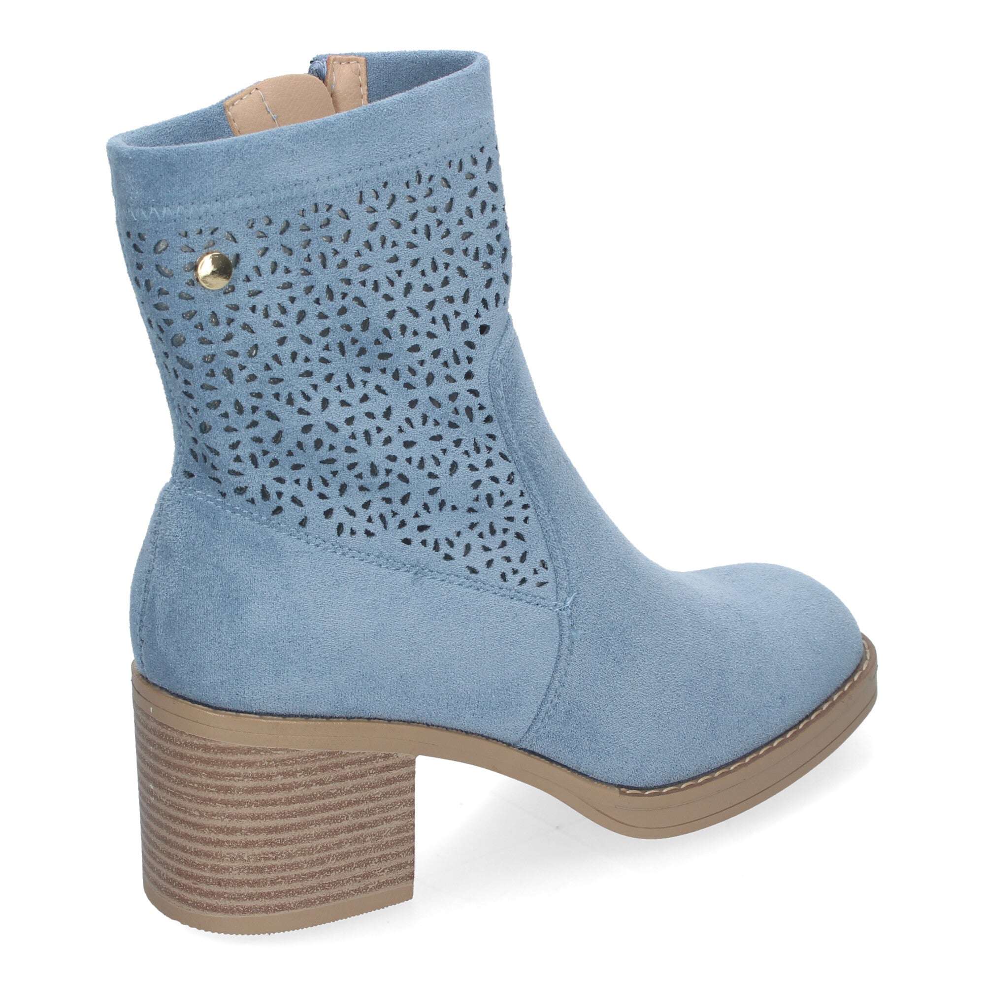 Botines Tacon Ancho Elegantes y Comodos Para Mujer