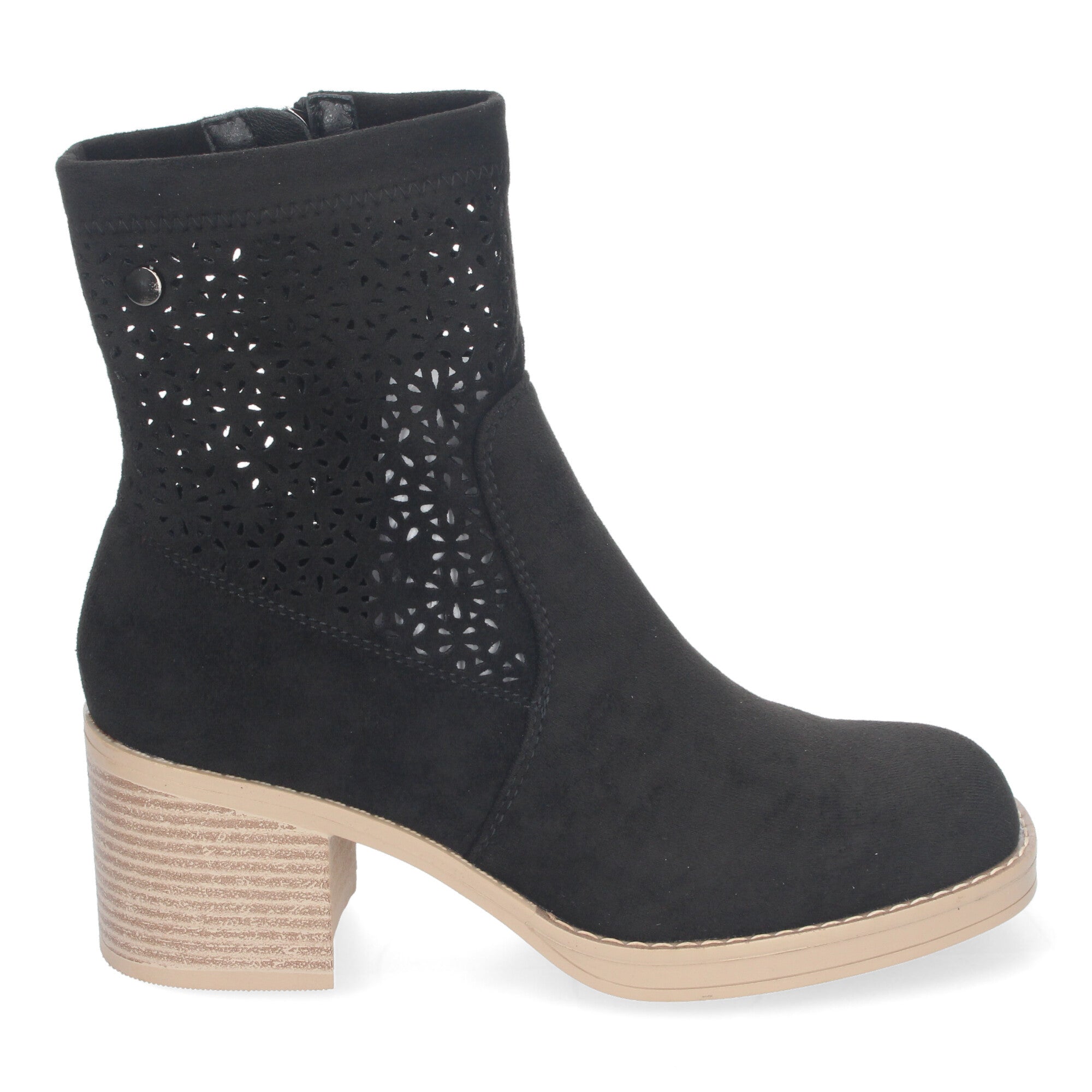 Botines Tacon Ancho Elegantes y Comodos Para Mujer