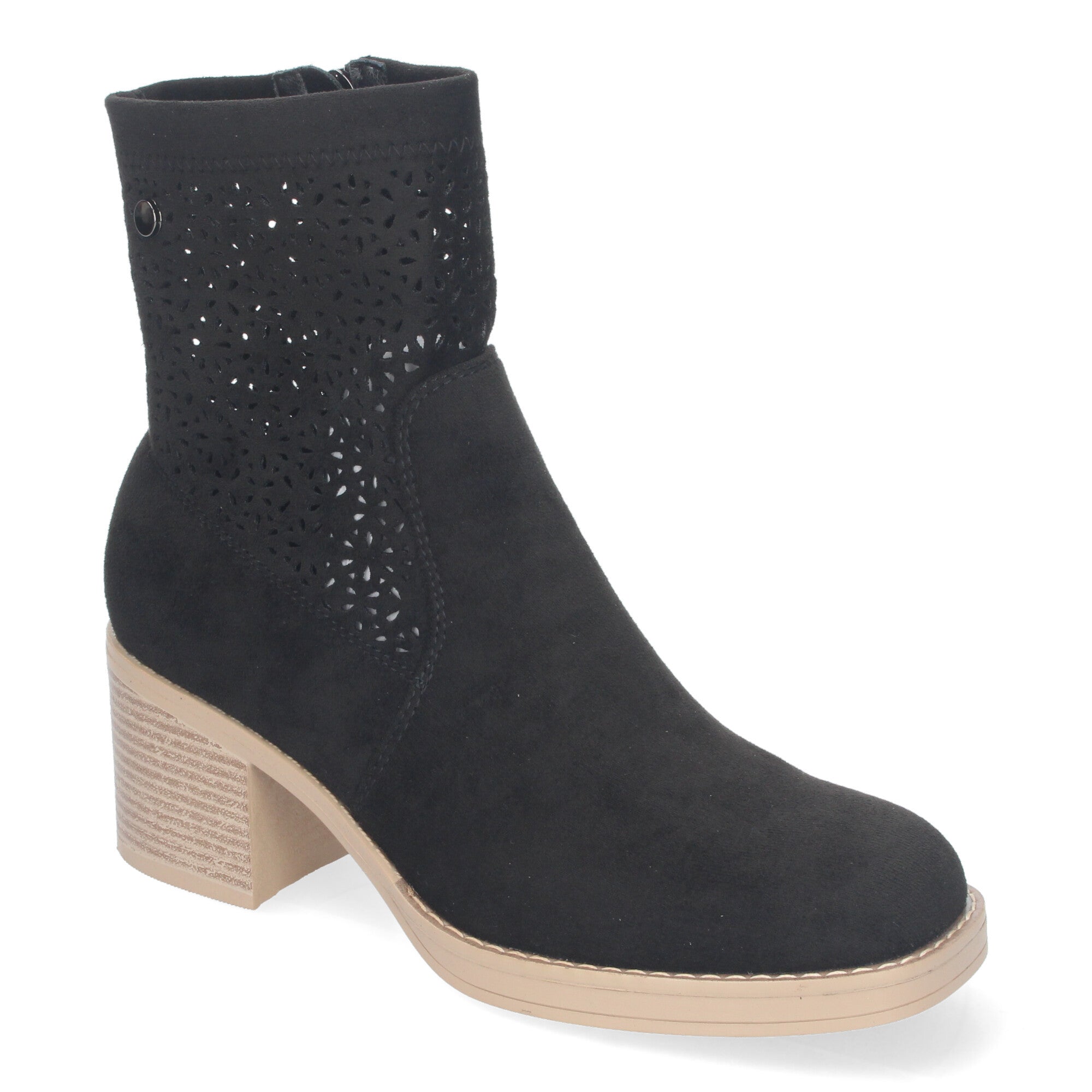 Botines Tacon Ancho Elegantes y Comodos Para Mujer
