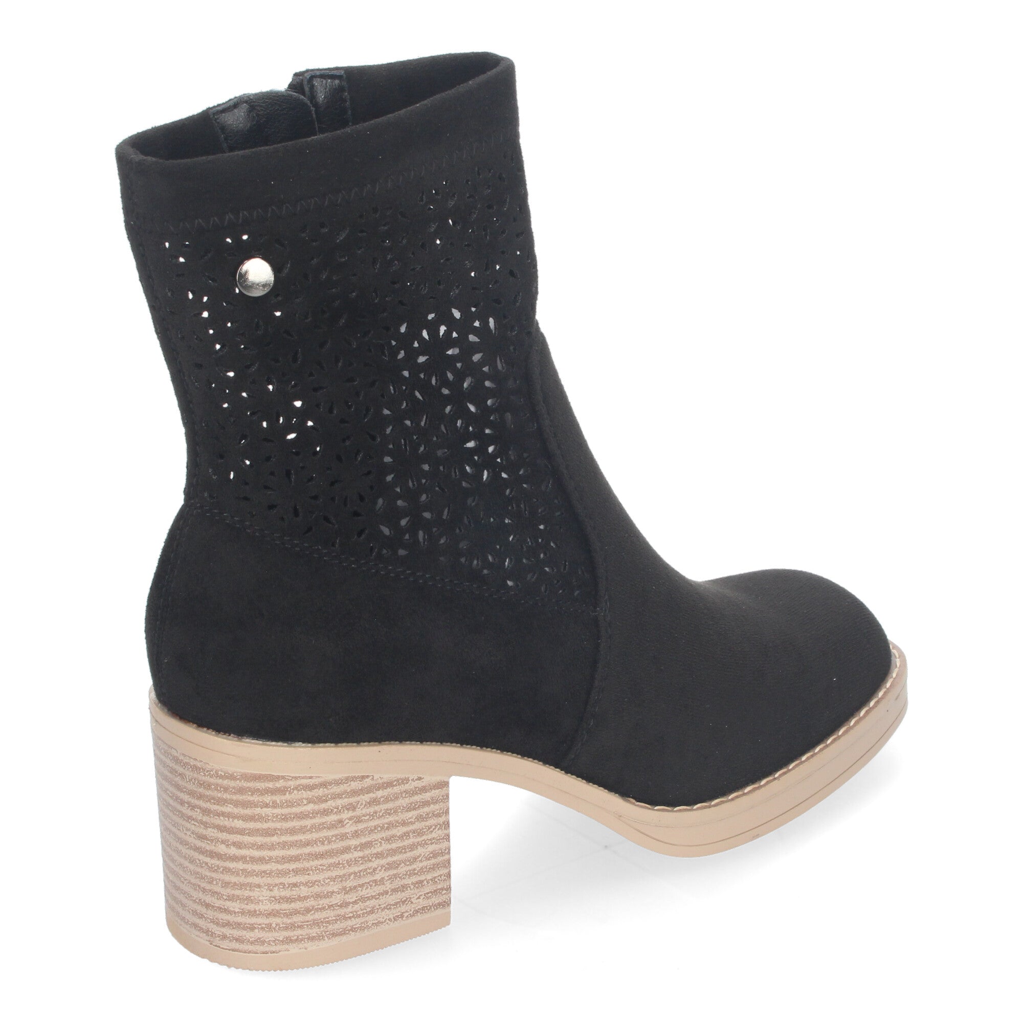 Botines Tacon Ancho Elegantes y Comodos Para Mujer