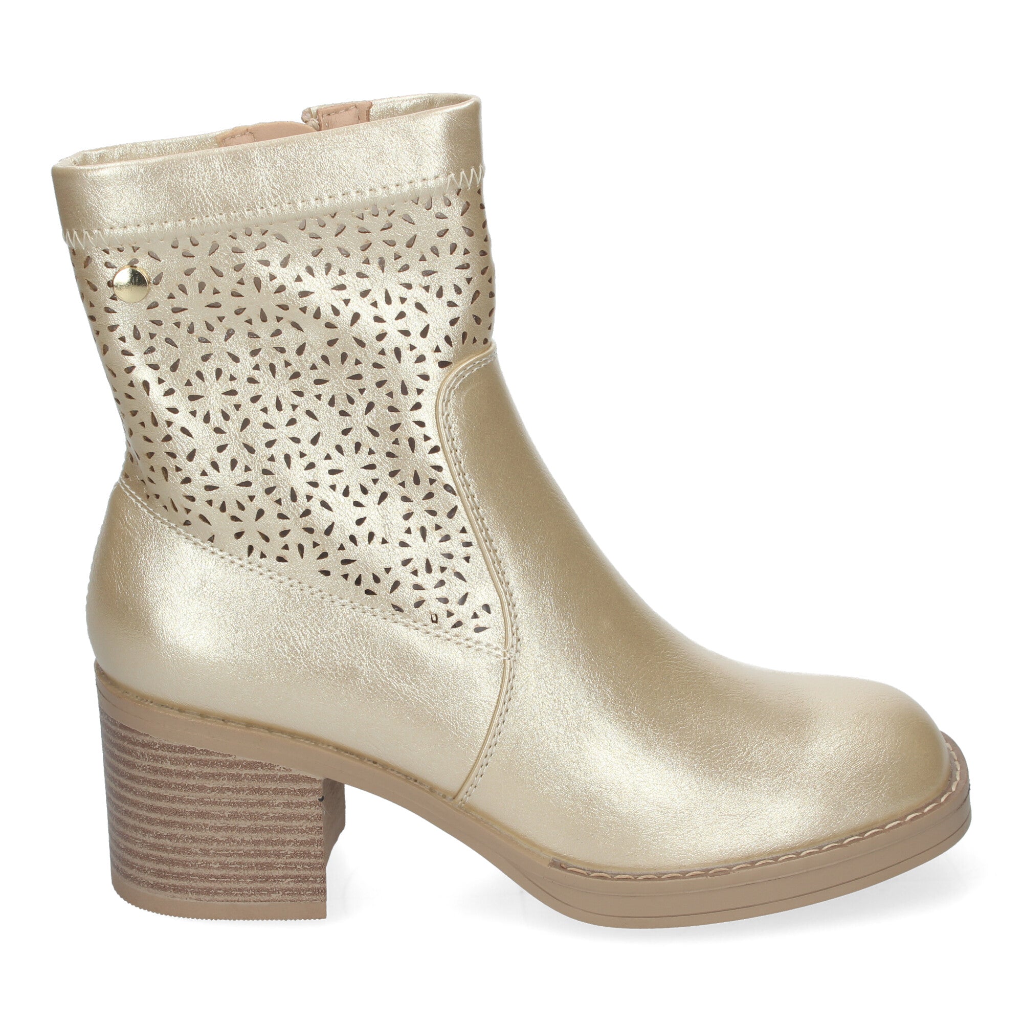 Botines Tacon Ancho Elegantes y Comodos Para Mujer