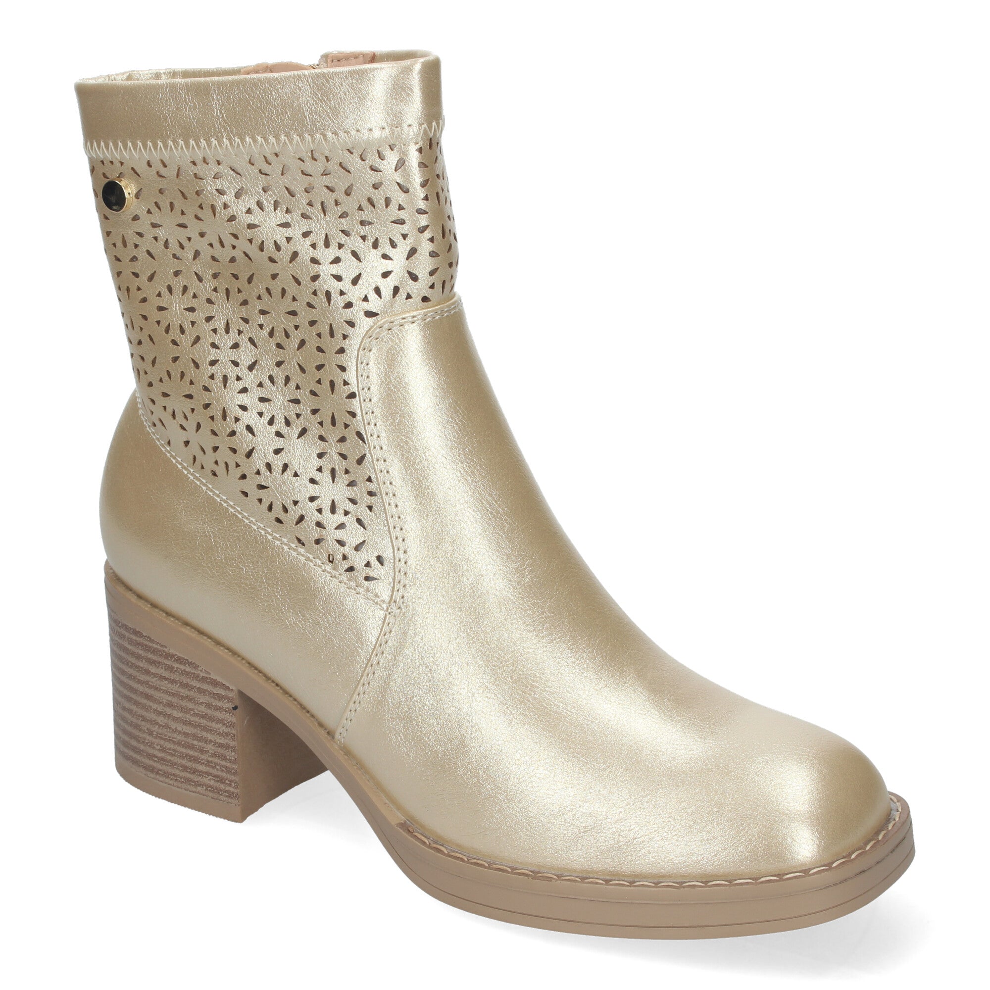 Botines Tacon Ancho Elegantes y Comodos Para Mujer