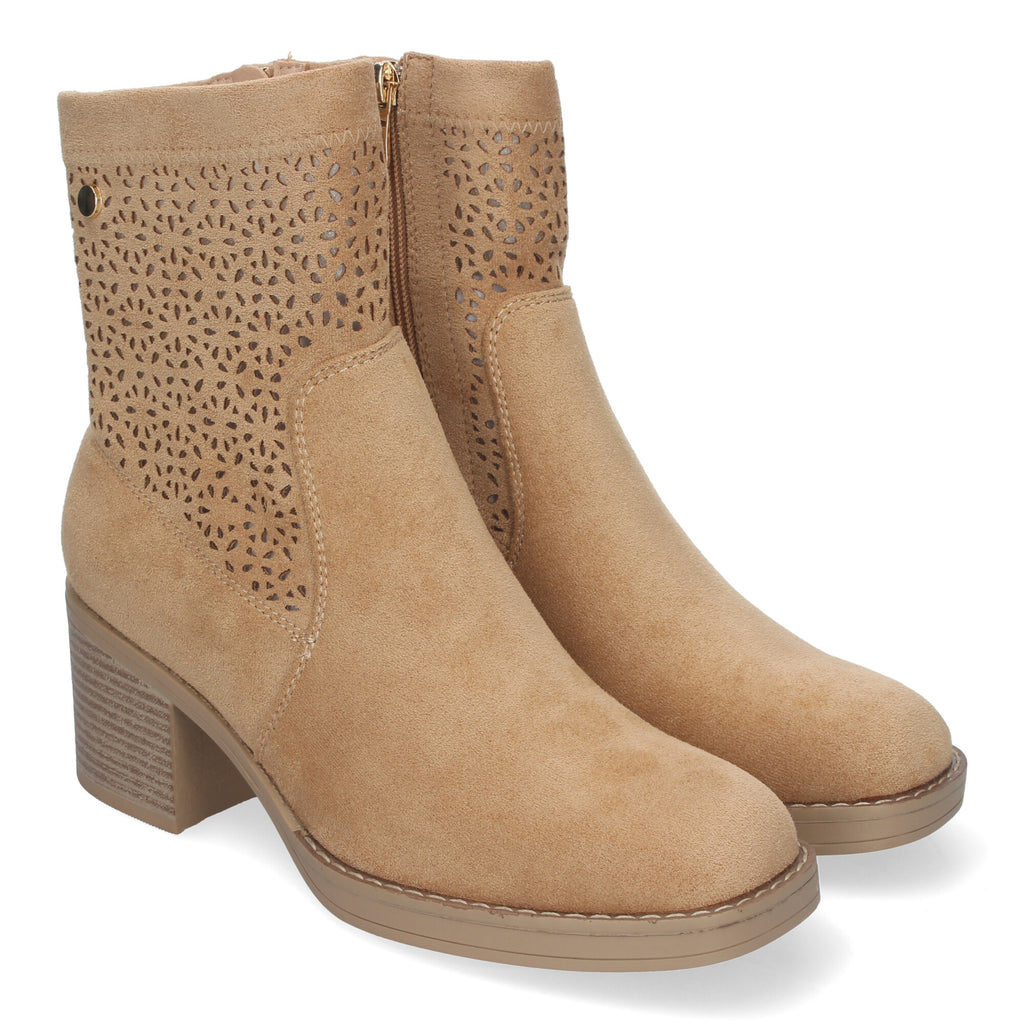 Botines Tacon Ancho Elegantes y Comodos Para Mujer