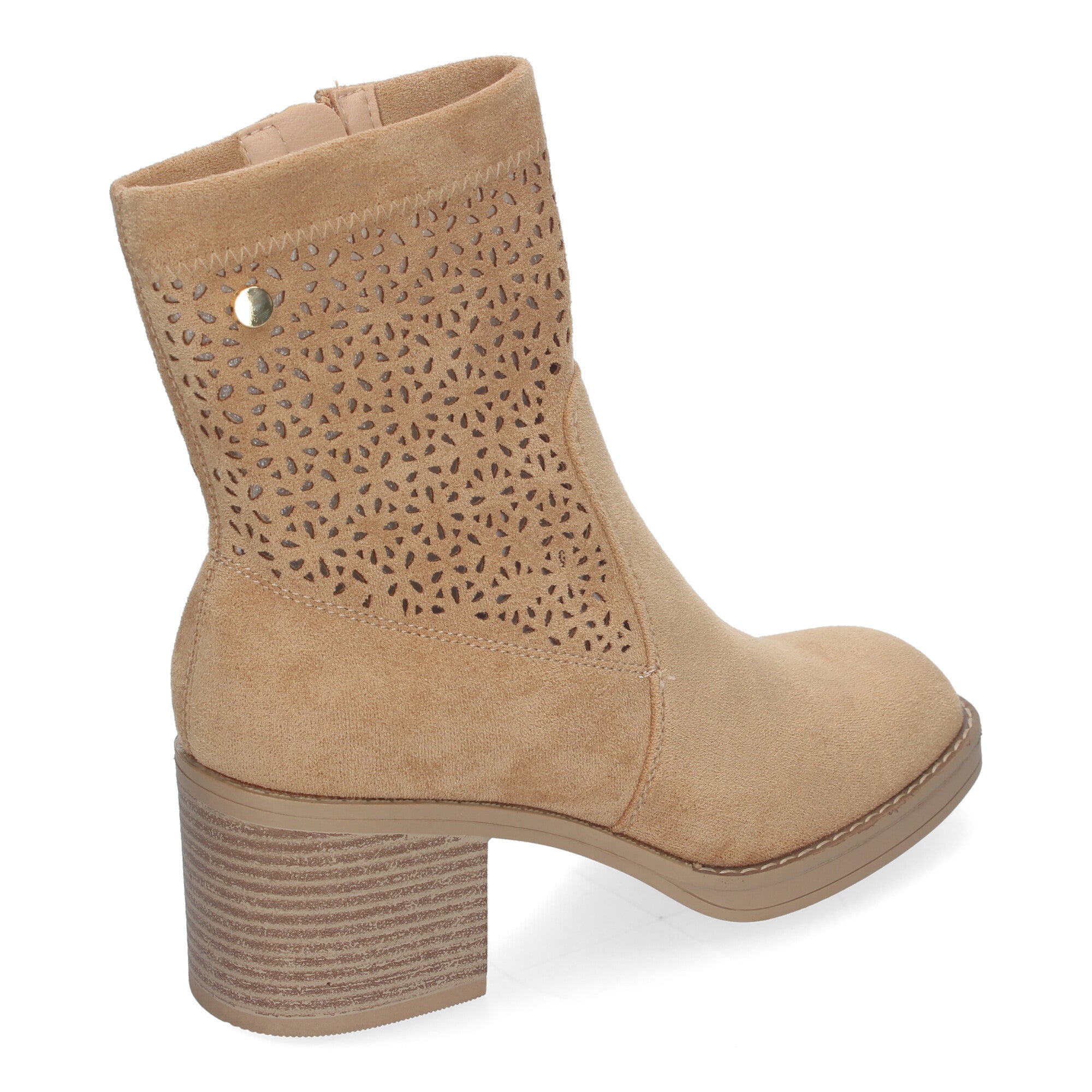 Botines Tacon Ancho Elegantes y Comodos Para Mujer