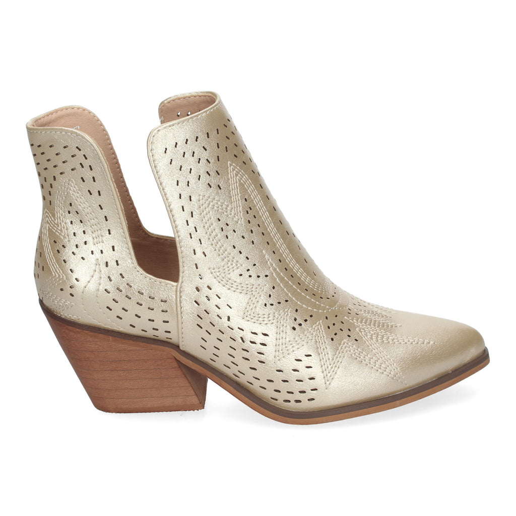 Botin oro estilo campero
