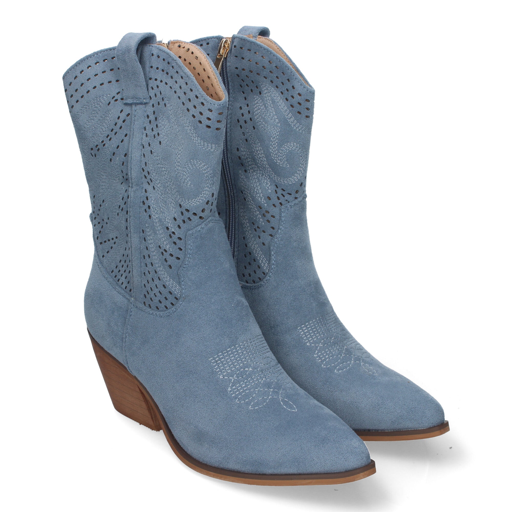 Botin jeans estilo campero