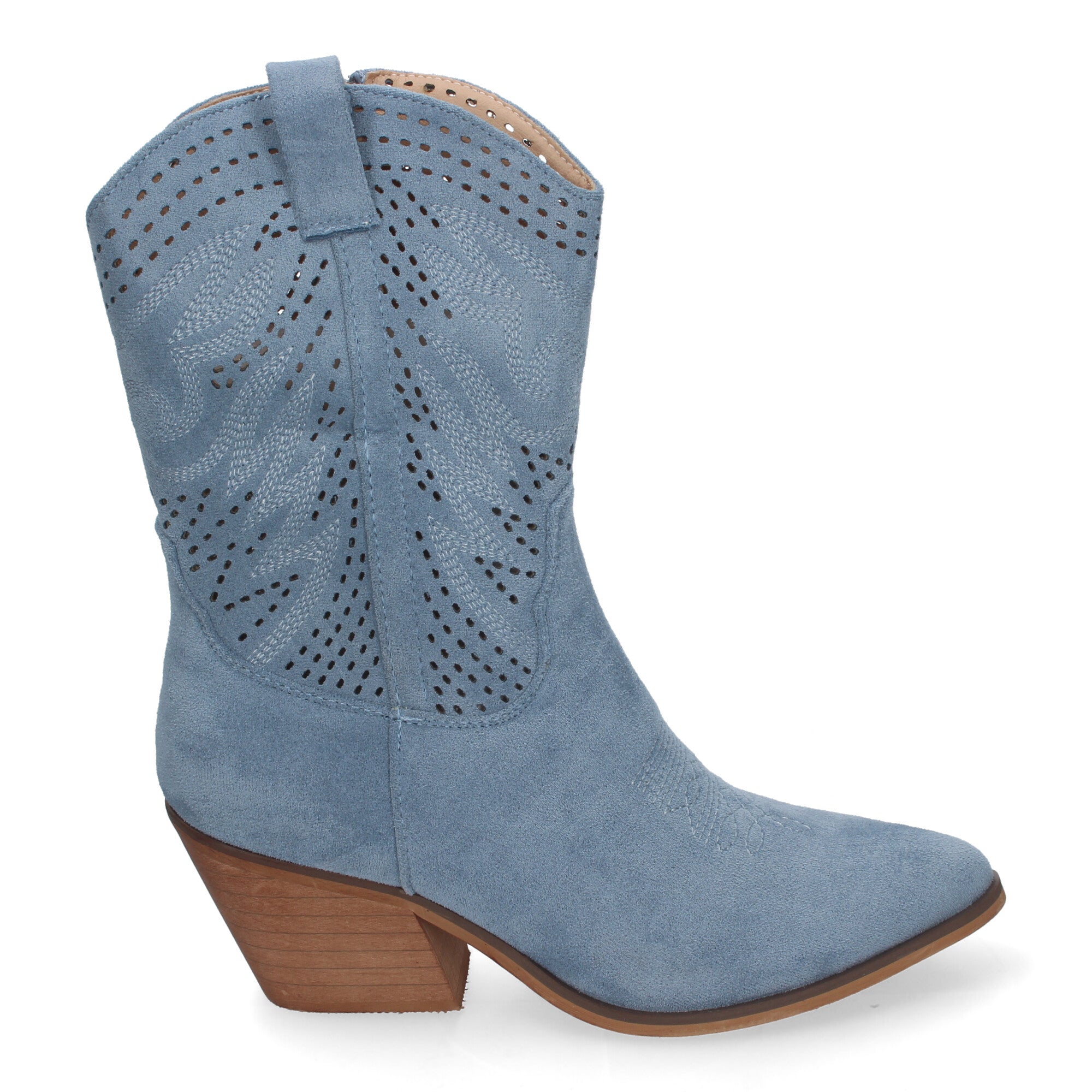 Botin jeans estilo campero