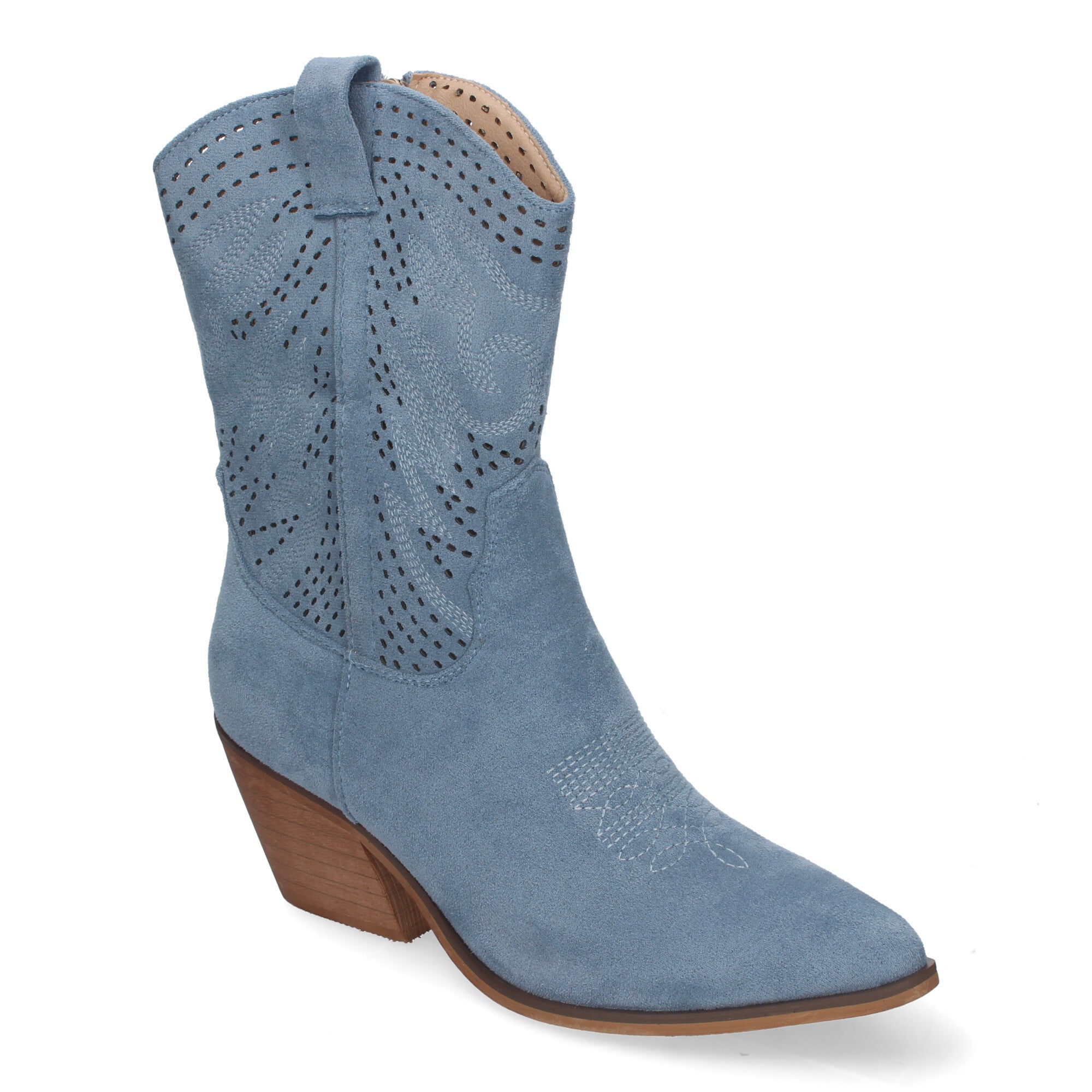 Botin jeans estilo campero