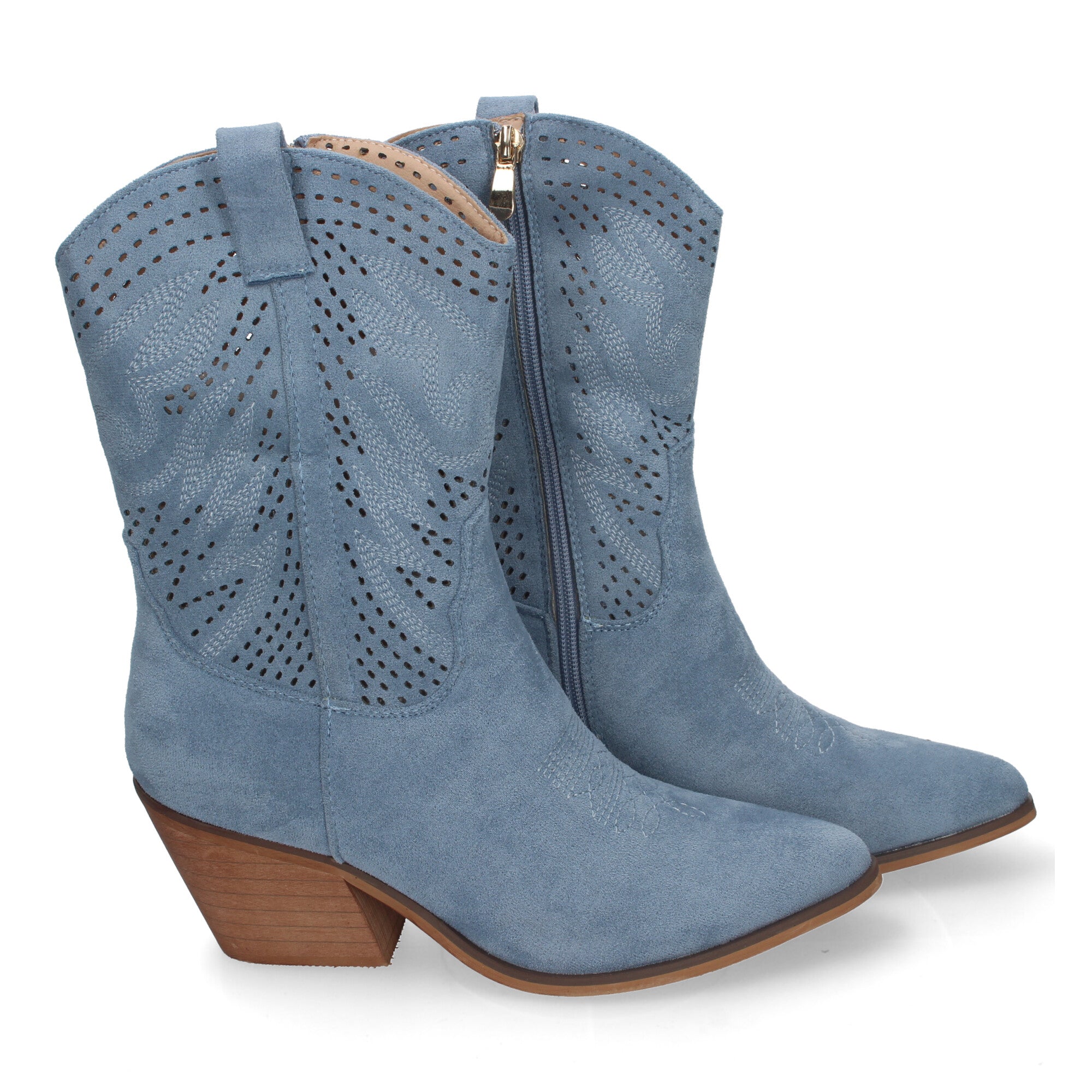 Botin jeans estilo campero