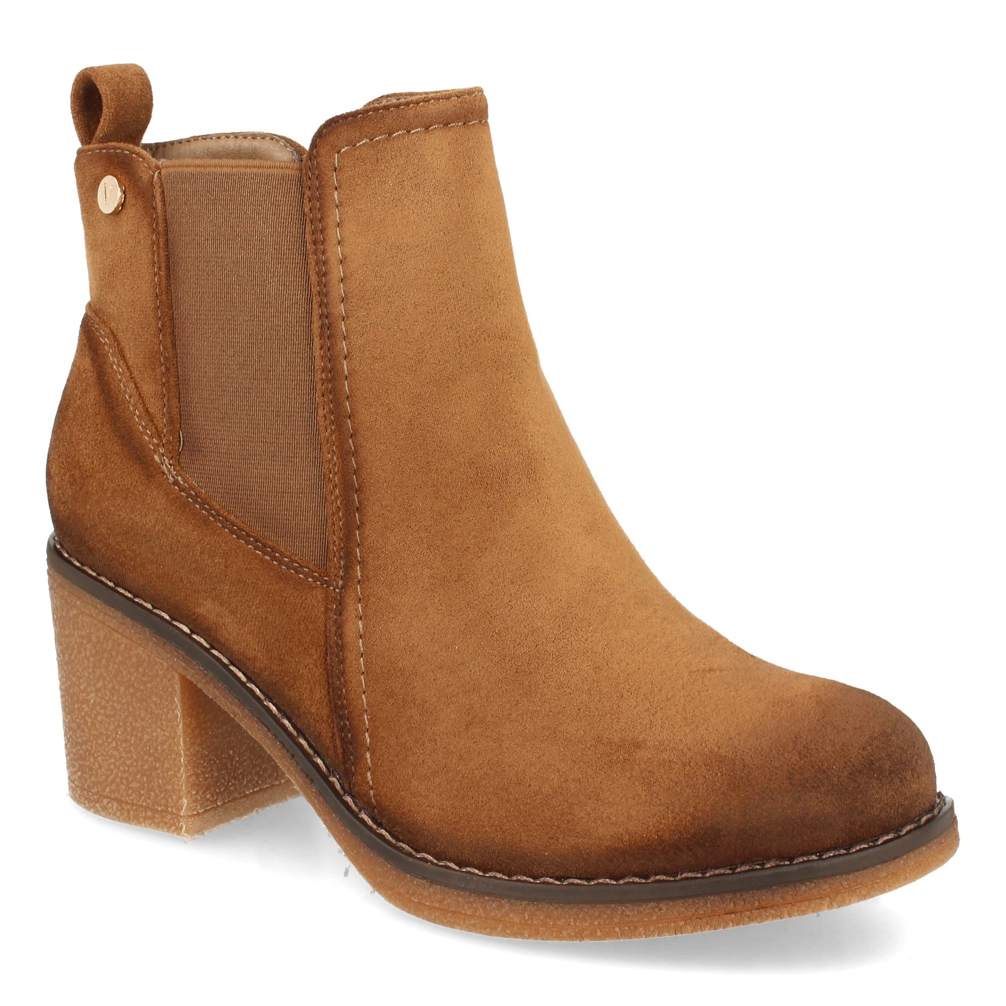 Botin cuero con elástico