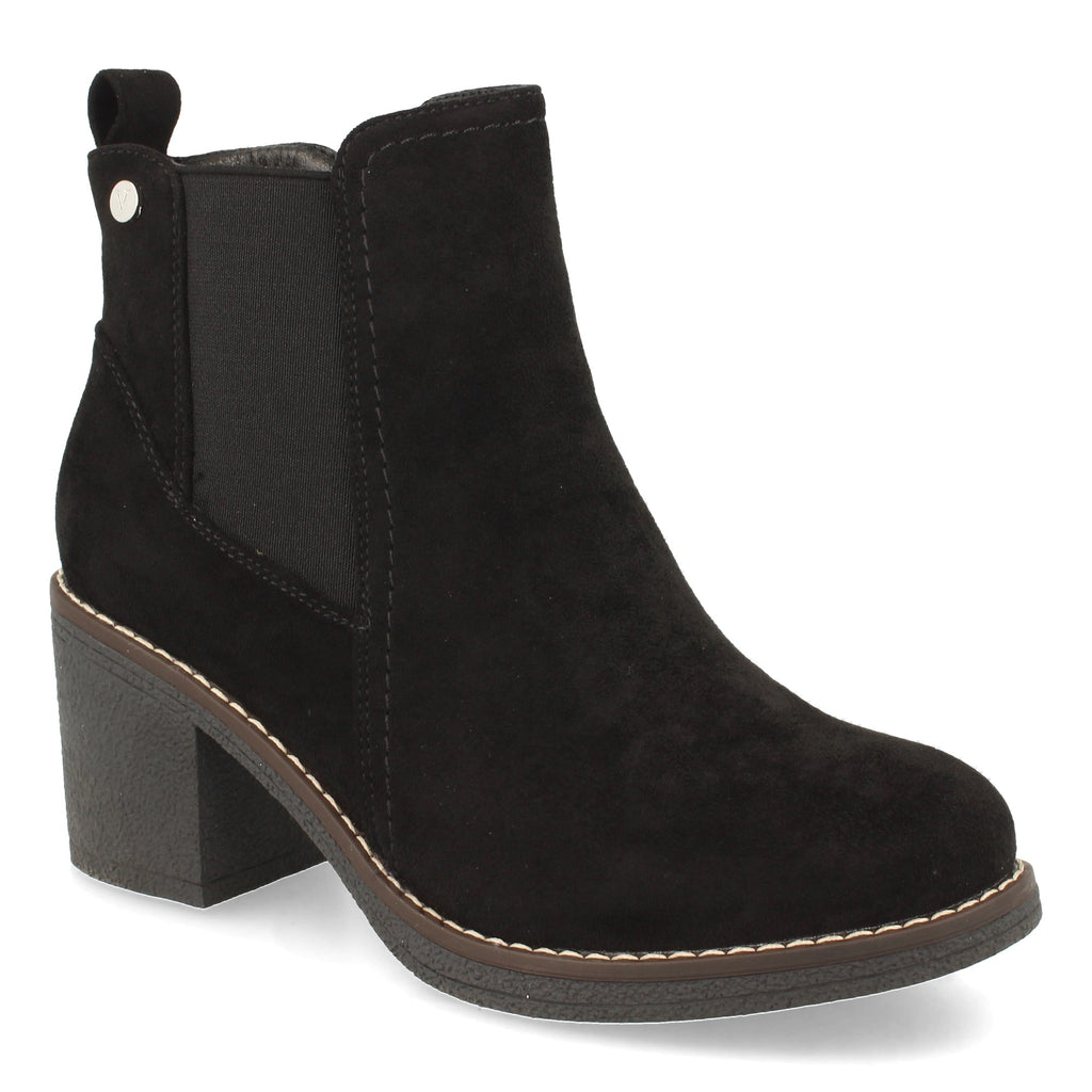 Botin negro con elástico