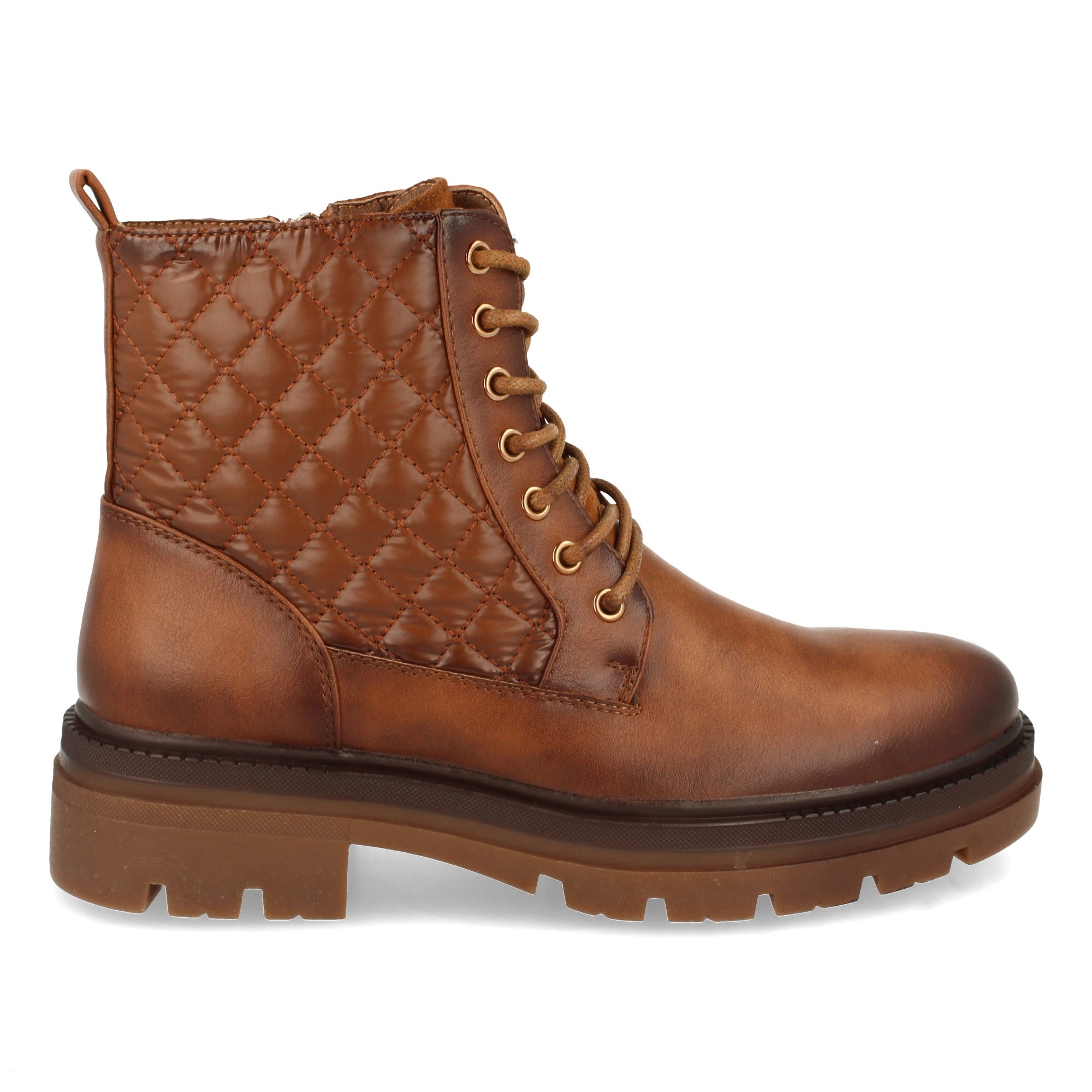 Botin acolchado cuero
