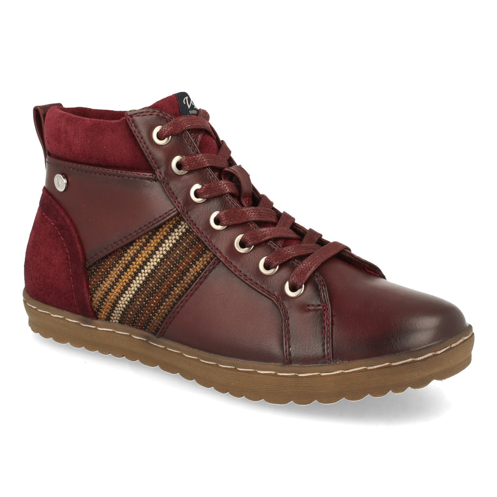 Zapatilla Abotinada para Mujer Comodas Burdeos