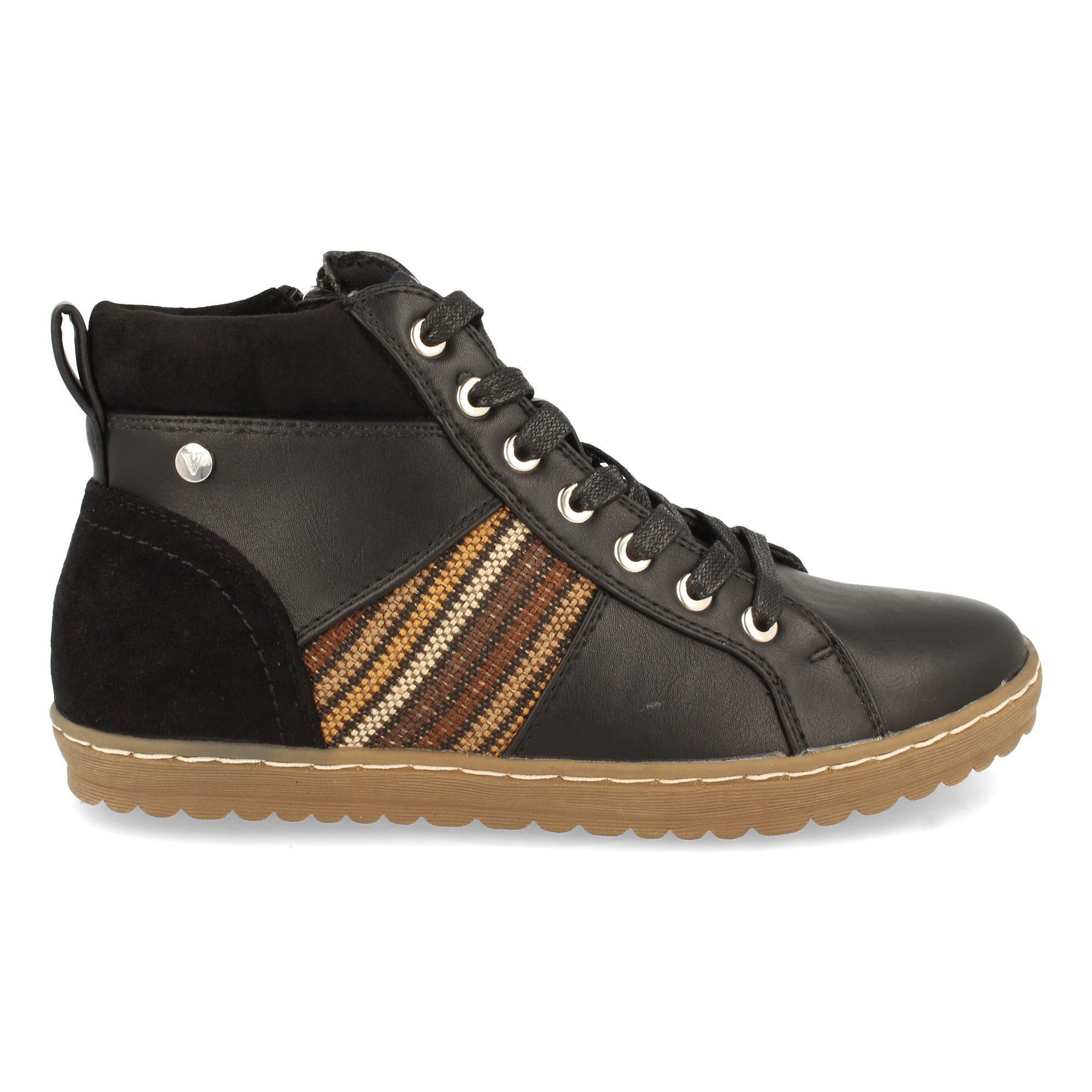 Zapatilla Abotinada para Mujer Comodas Negras